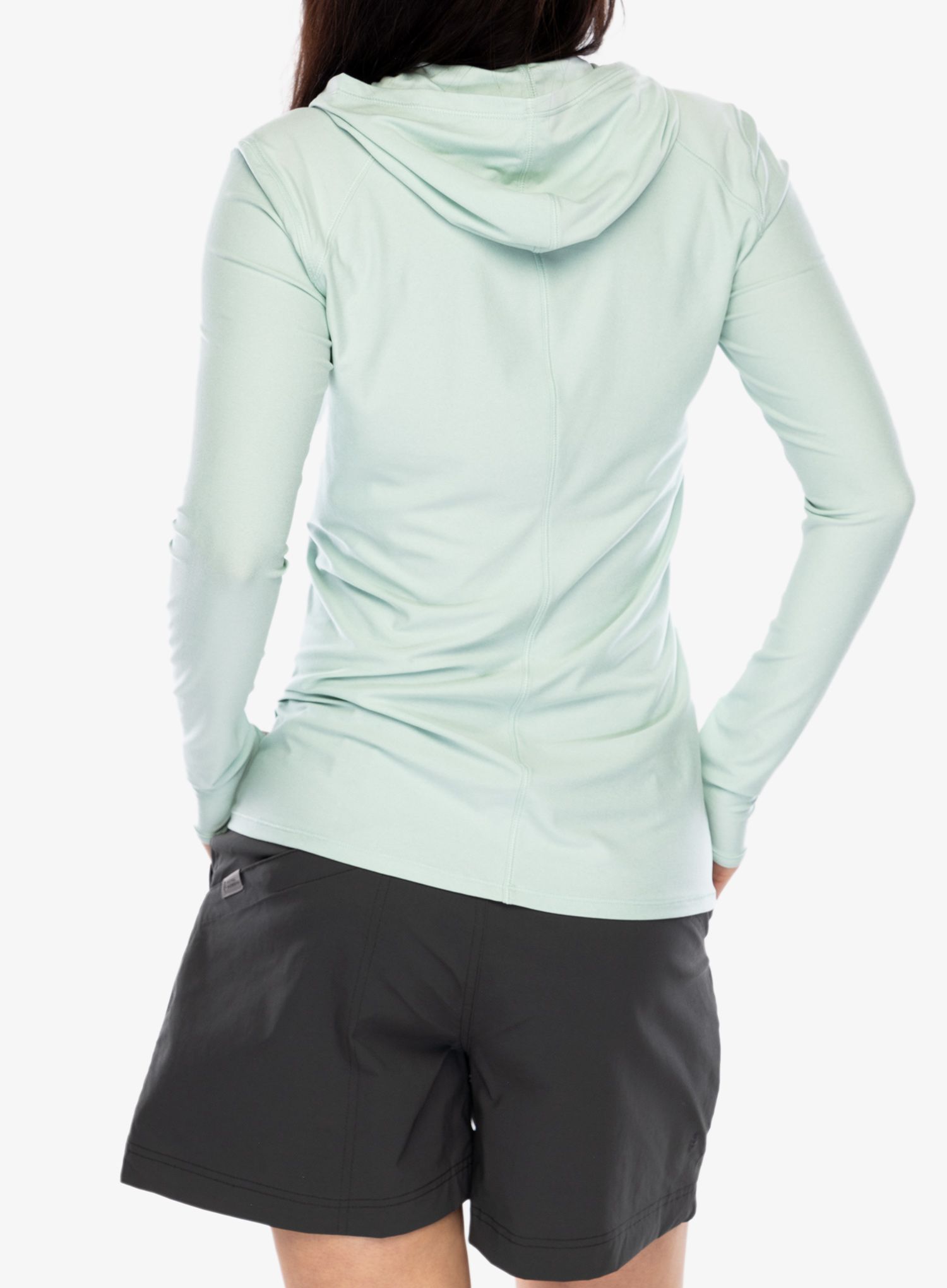 Ženska jopa s kapuco Royal Robbins Amp Lite Hoodie - surf spray htr