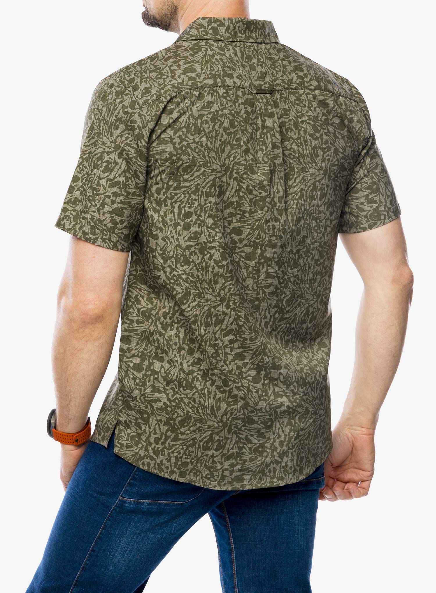 Srajca Royal Robbins Amp Lite Printed S/S - fiddlehead fortuna pt