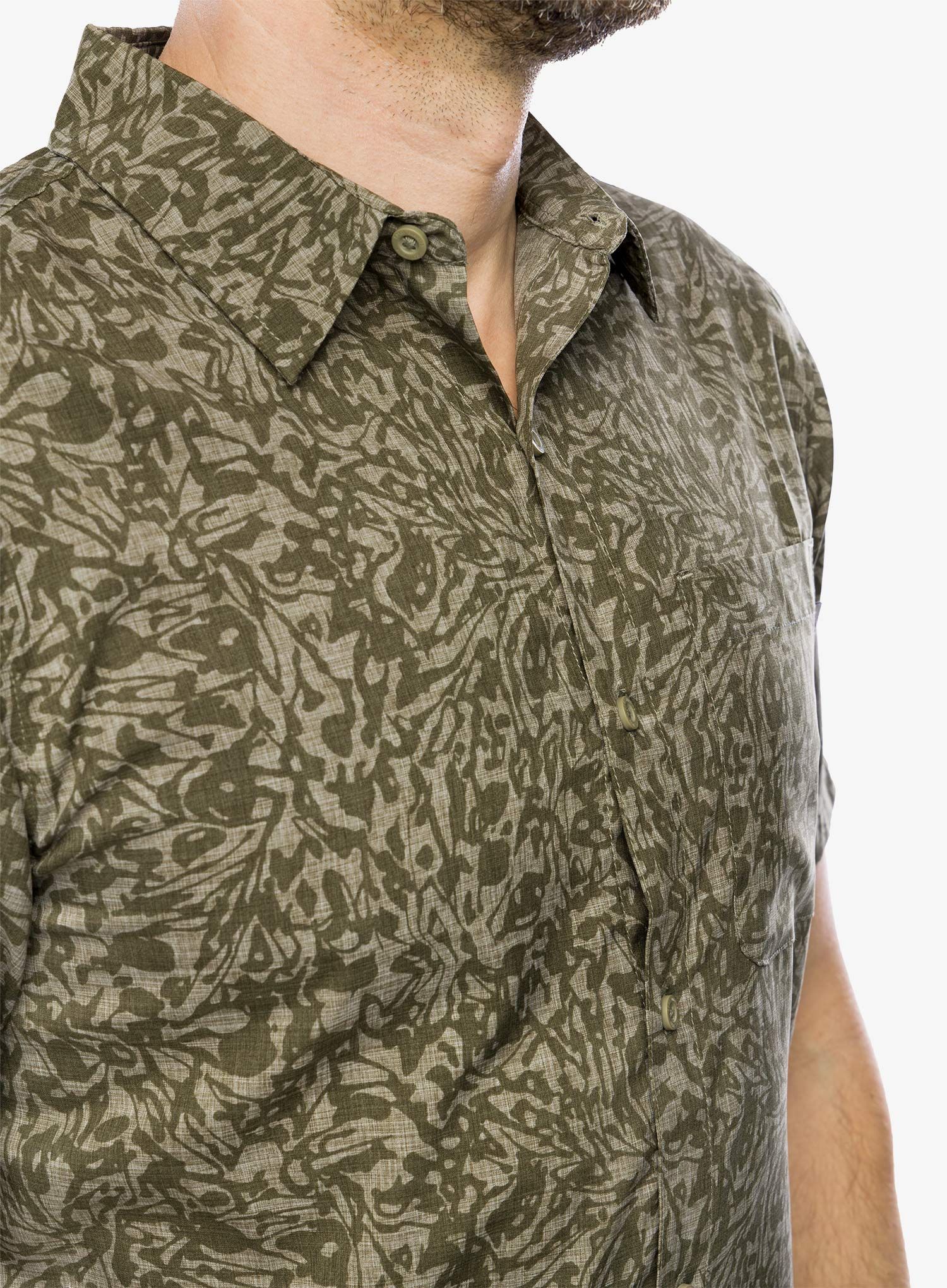 Srajca Royal Robbins Amp Lite Printed S/S - fiddlehead fortuna pt