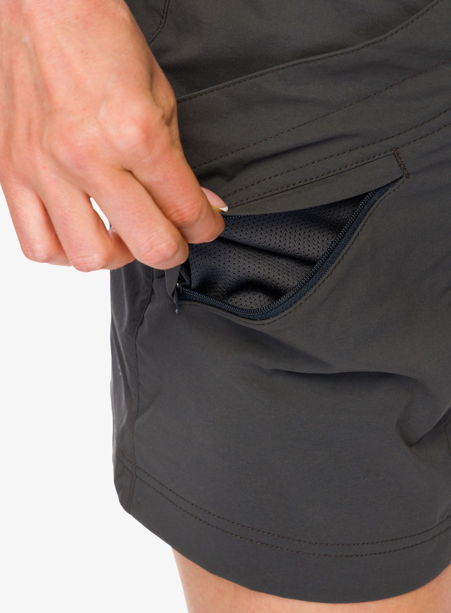 Ženske kratke hlače Royal Robbins Backcountry Pro II Short - charcoal