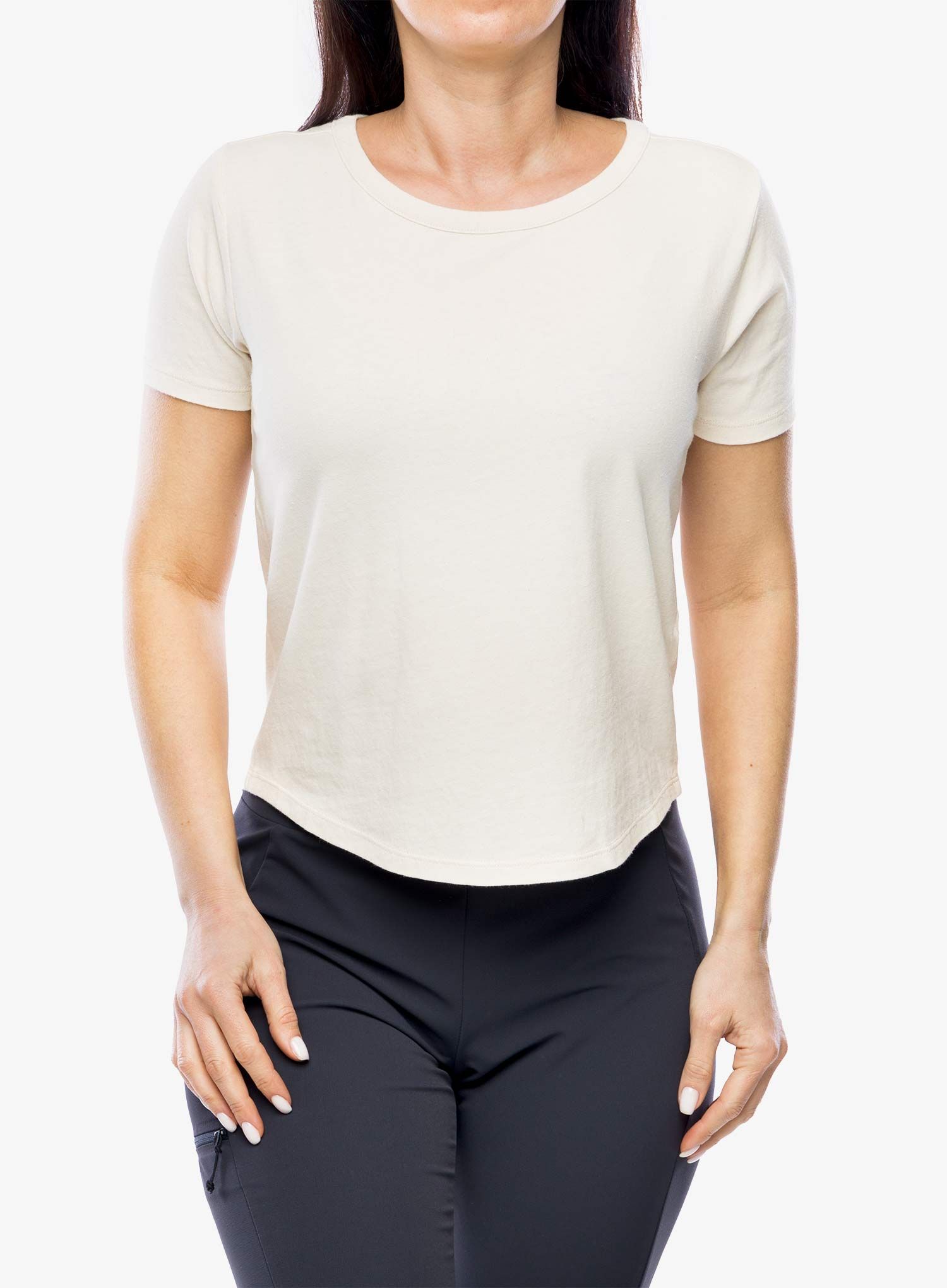 Ženska bombažna majica Royal Robbins Basecamp Boxy Tee - undyed