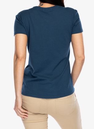 Ženska bombažna majica Royal Robbins Basecamp Tee - blue teal