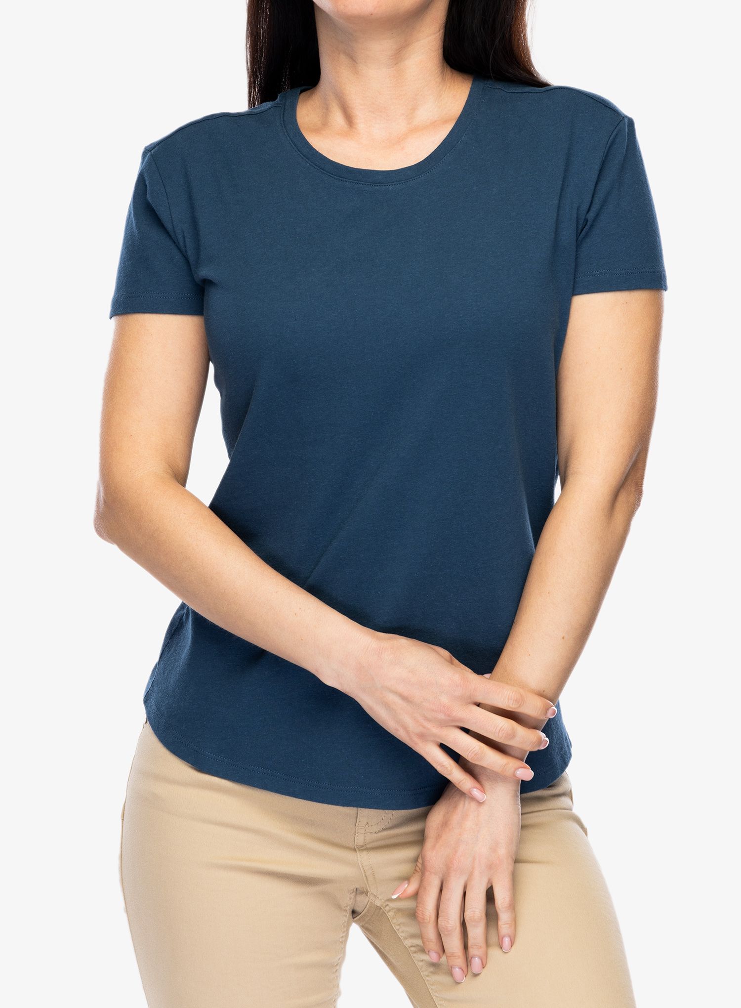Ženska bombažna majica Royal Robbins Basecamp Tee - blue teal