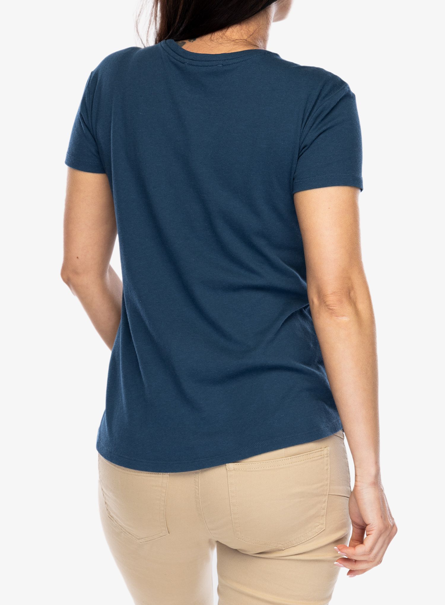 Ženska bombažna majica Royal Robbins Basecamp Tee - blue teal