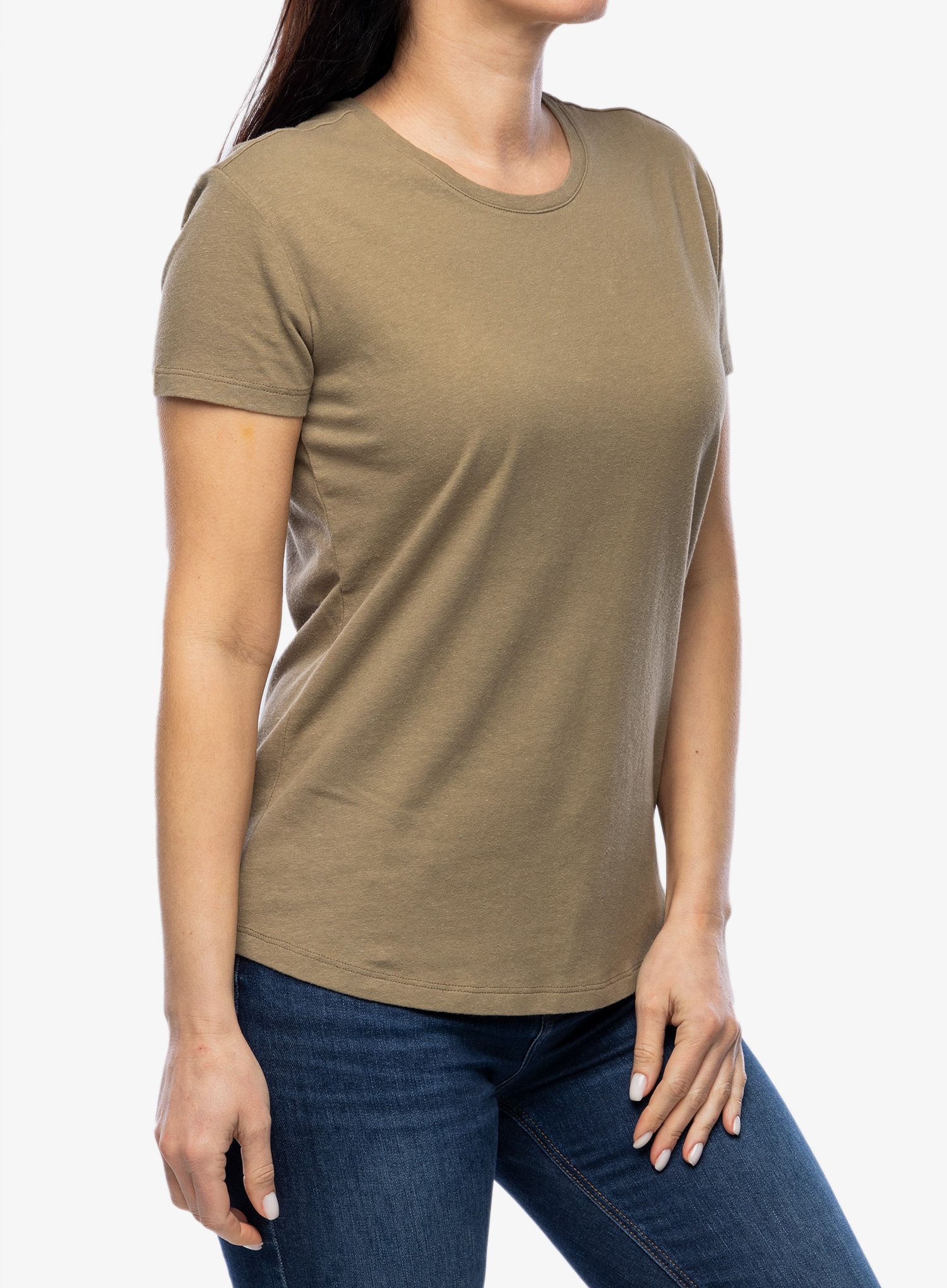 Ženska bombažna majica Royal Robbins Basecamp Tee - covert green