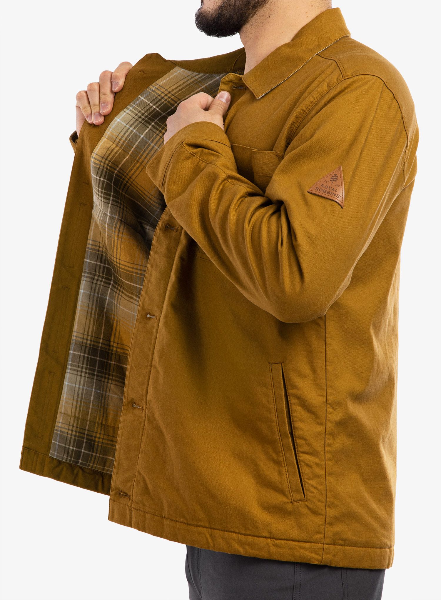 Moška jakna Royal Robbins Billy Goat II Insulated Jacket - coyote