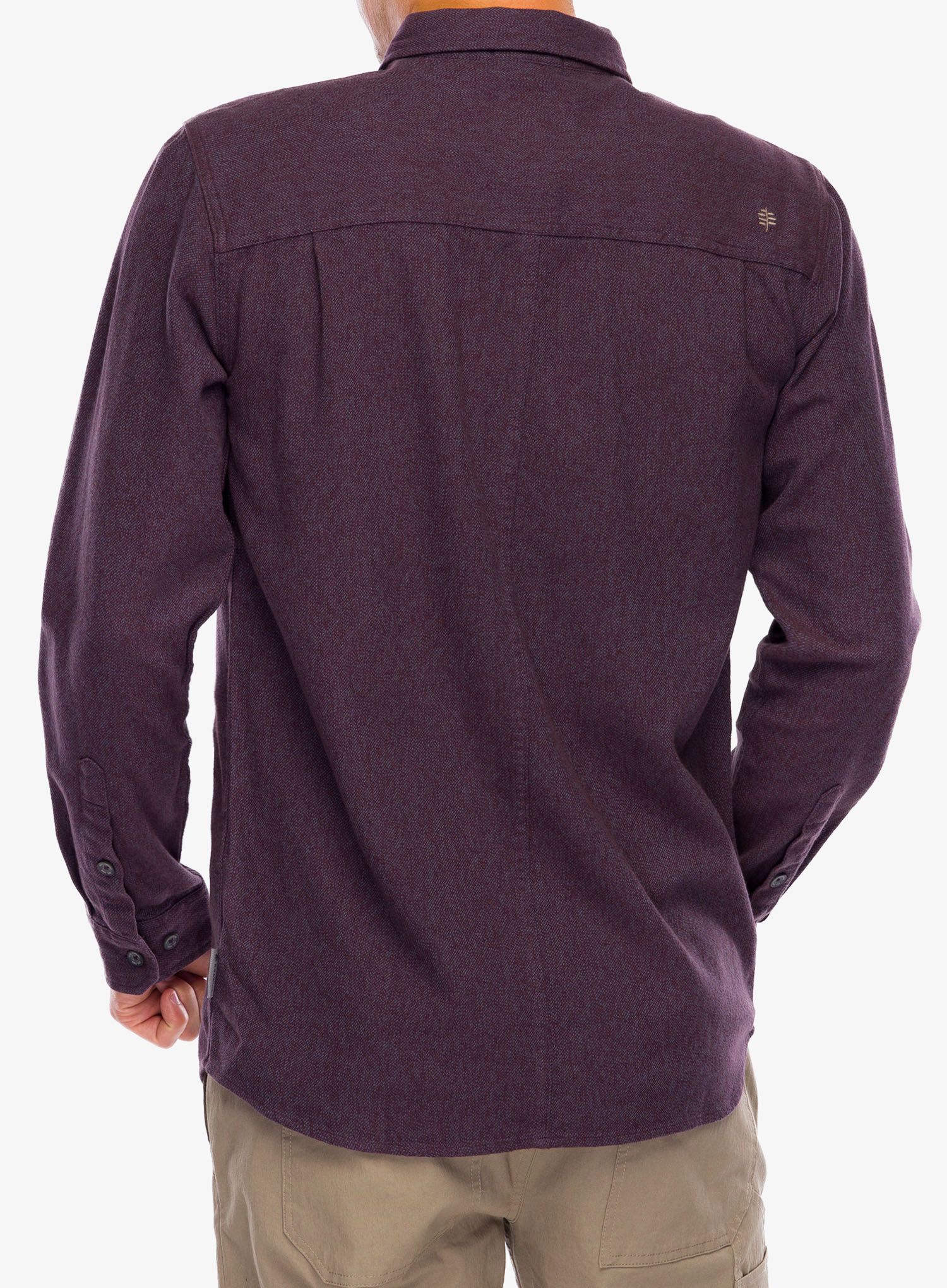 Srajca Royal Robbins Bristol Cotton Twill LS - black currant