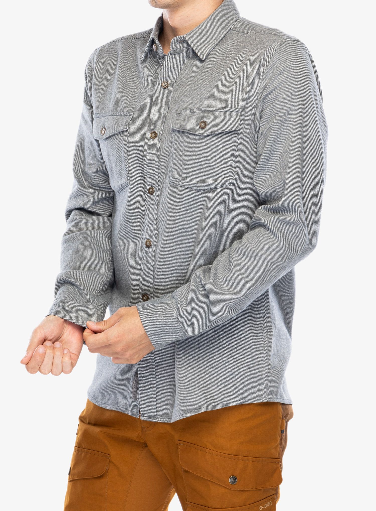 Srajca Royal Robbins Bristol Cotton Twill LS - lt pewter