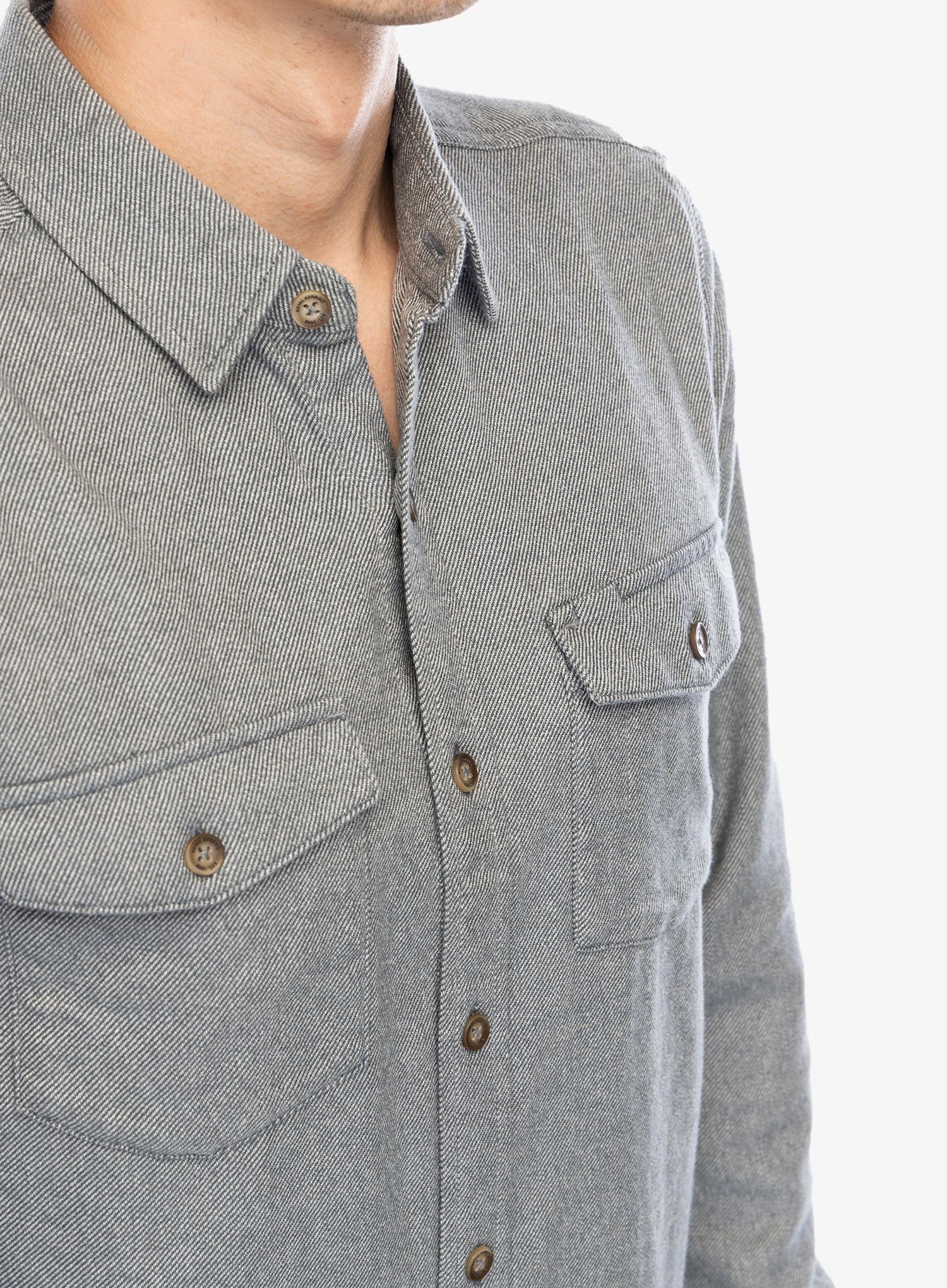 Srajca Royal Robbins Bristol Cotton Twill LS - lt pewter