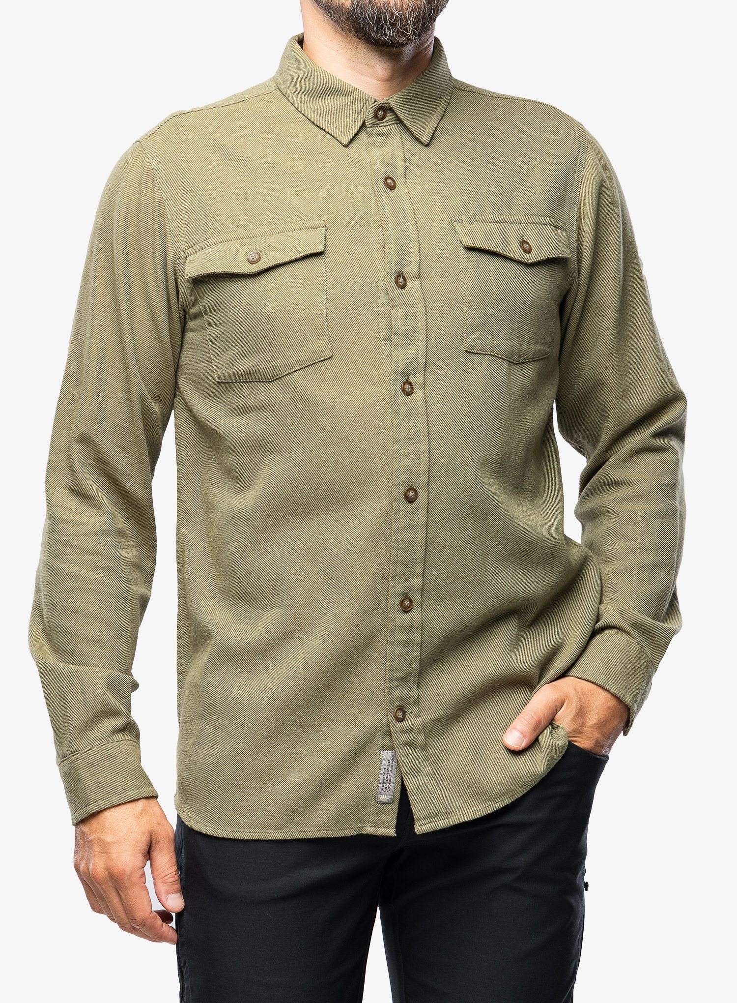 Srajca Royal Robbins Bristol Cotton Twill LS - dark olive
