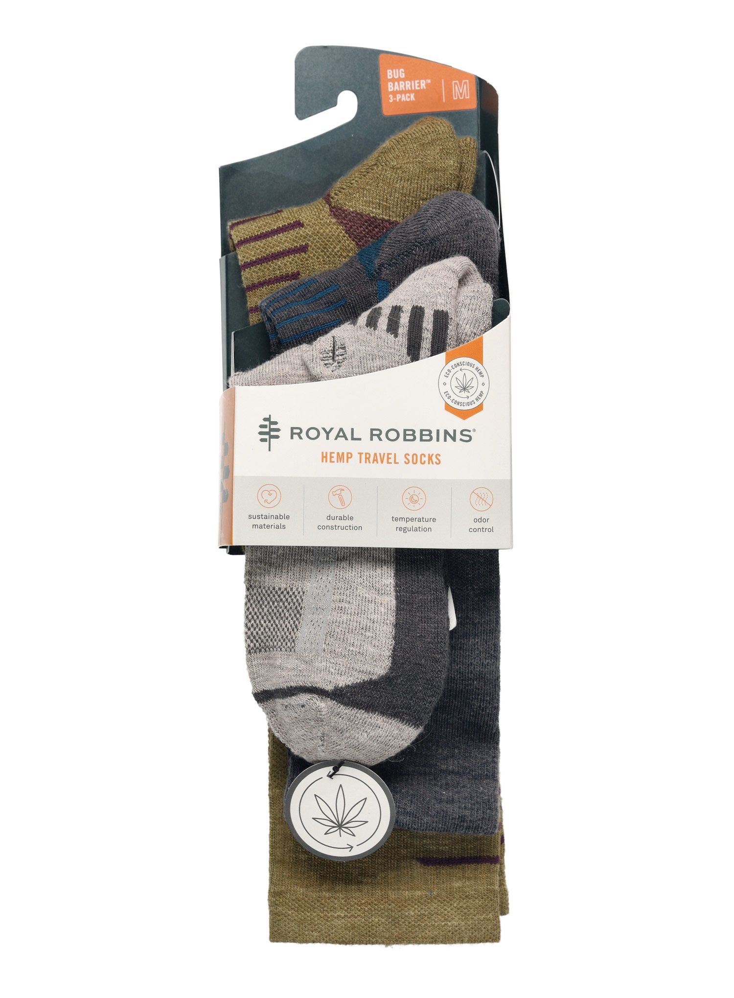 Pohodniške nogavice Royal Robbins Bug Barrier 3 Pack - assorted