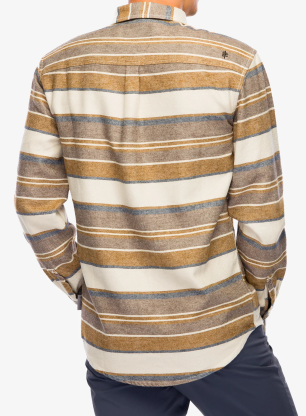 Pohodniška srajca Royal Robbins Clouds Rest Hemp LS - bistre pacific crest stripe