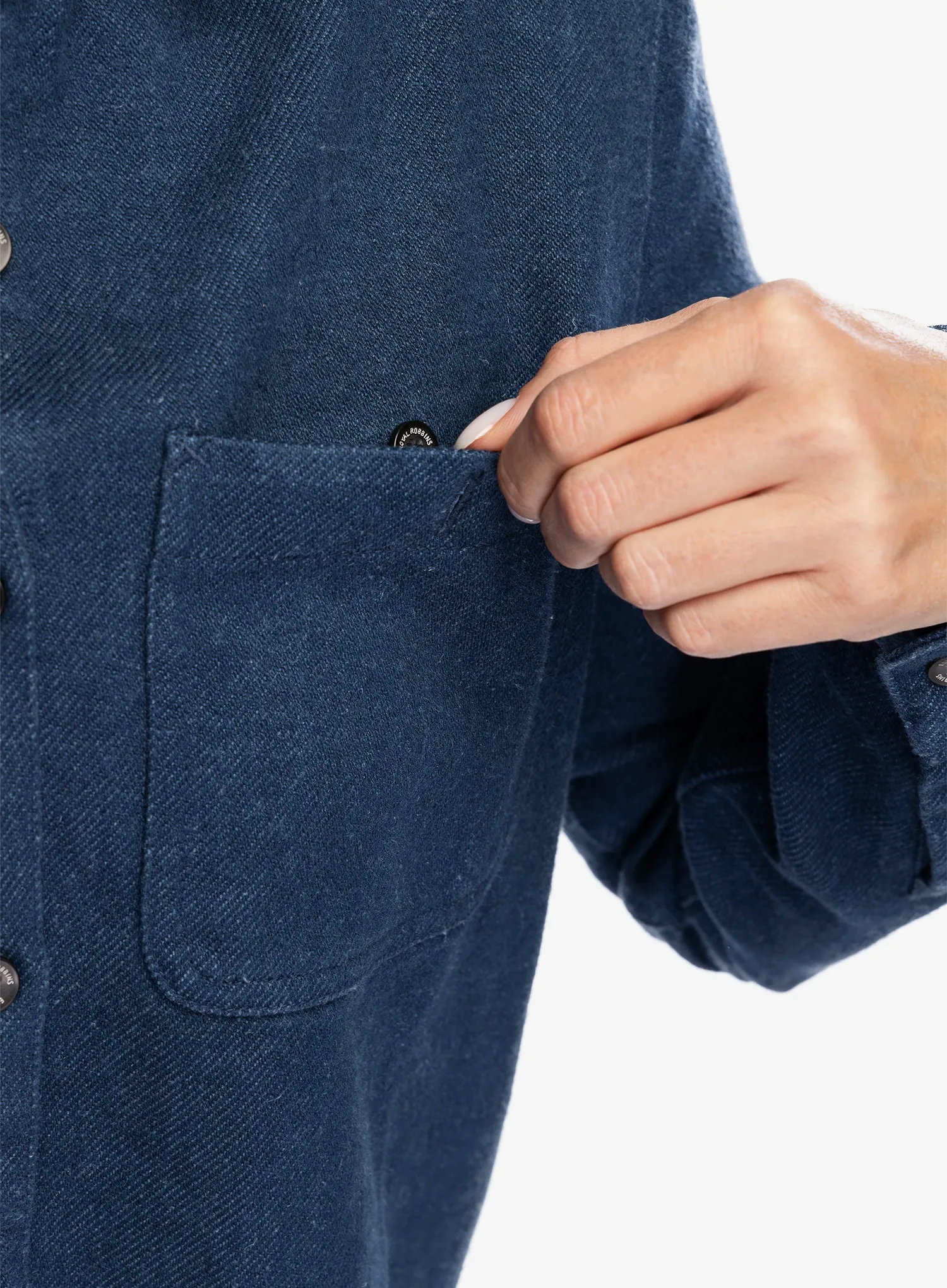Ženska srajca Royal Robbins Clouds Rest Hemp LS - deep blue htr