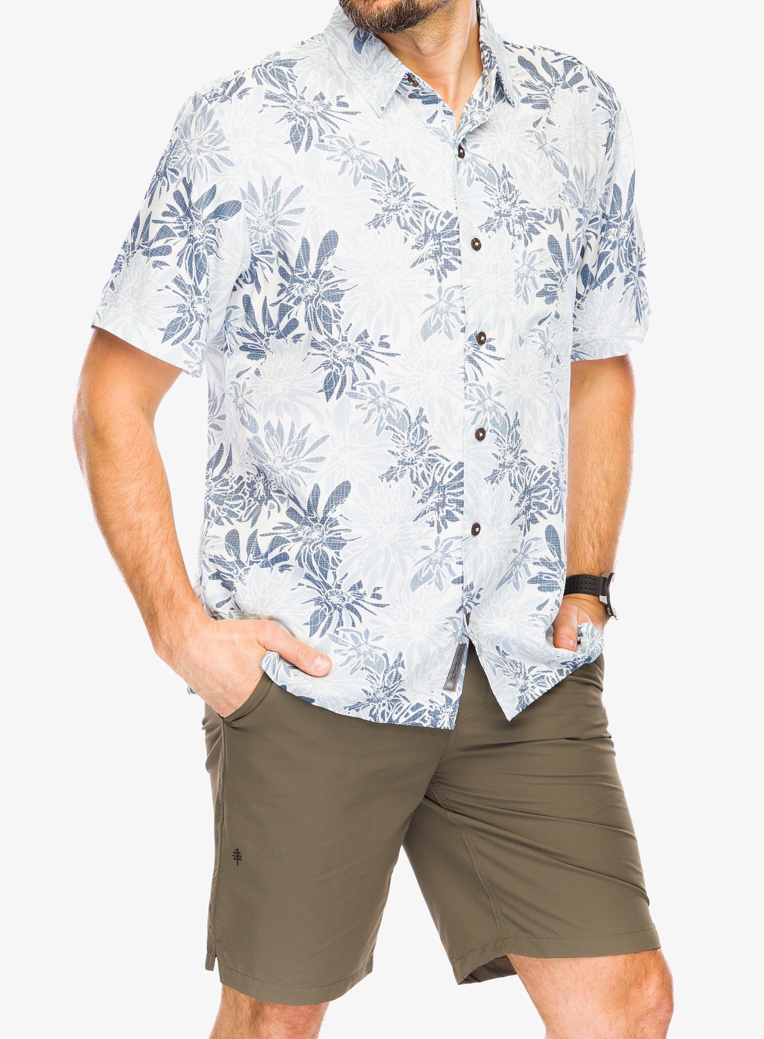 Srajca Royal Robbins Comino Leaf S/S - sea bonsall pt