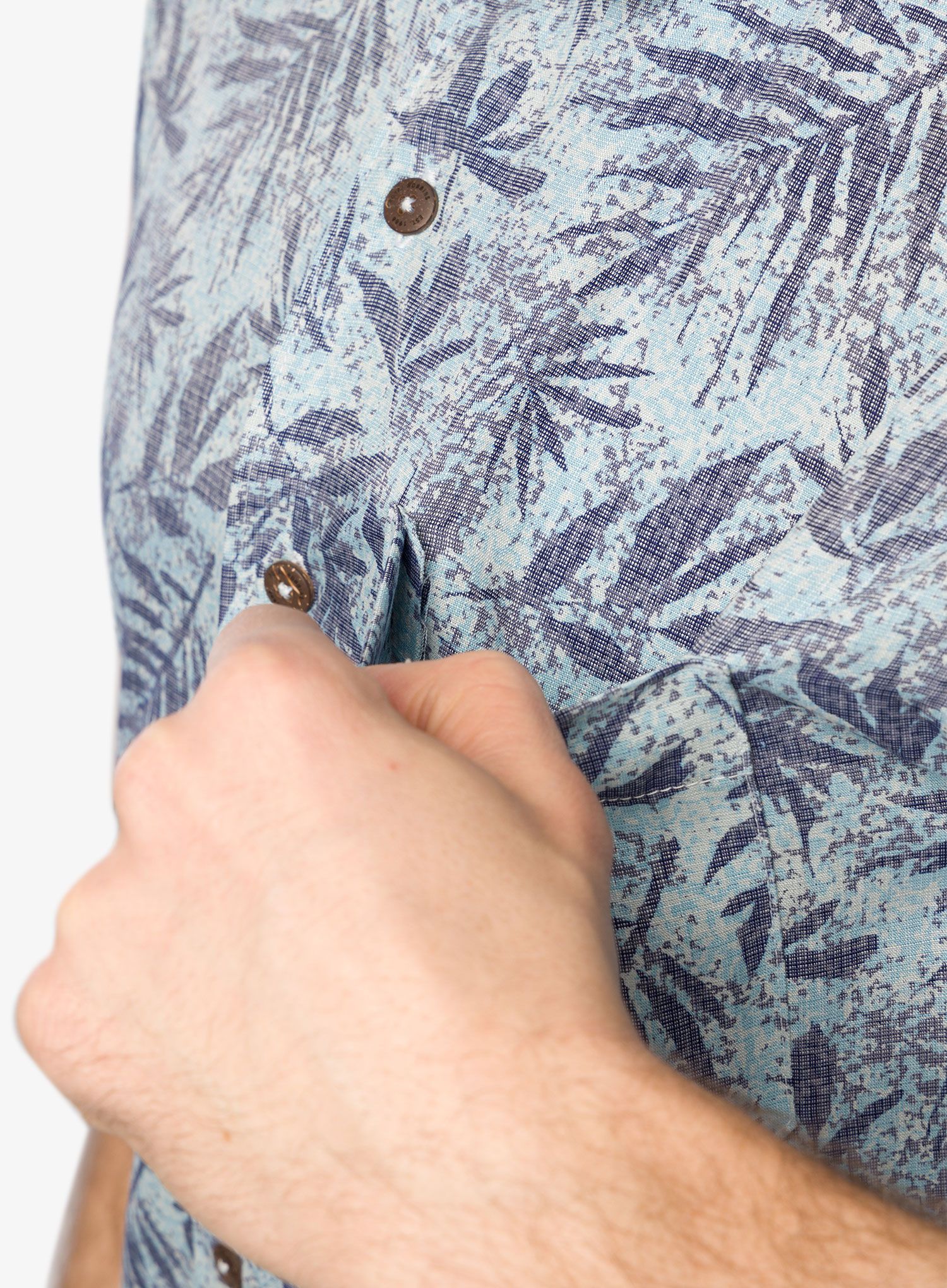 Srajca Royal Robbins Comino Leaf S/S - sky blue roble pt