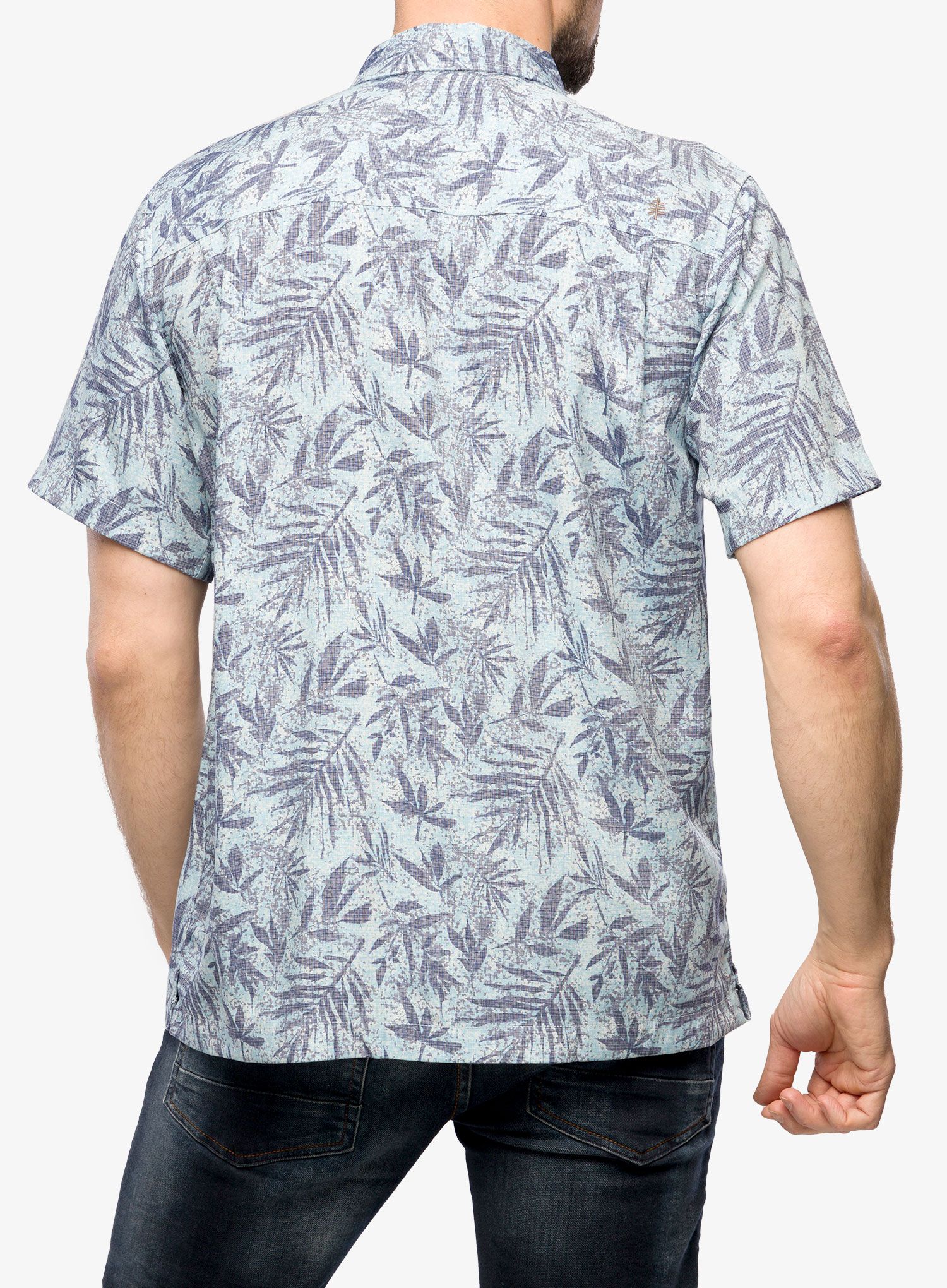 Srajca Royal Robbins Comino Leaf S/S - sky blue roble pt