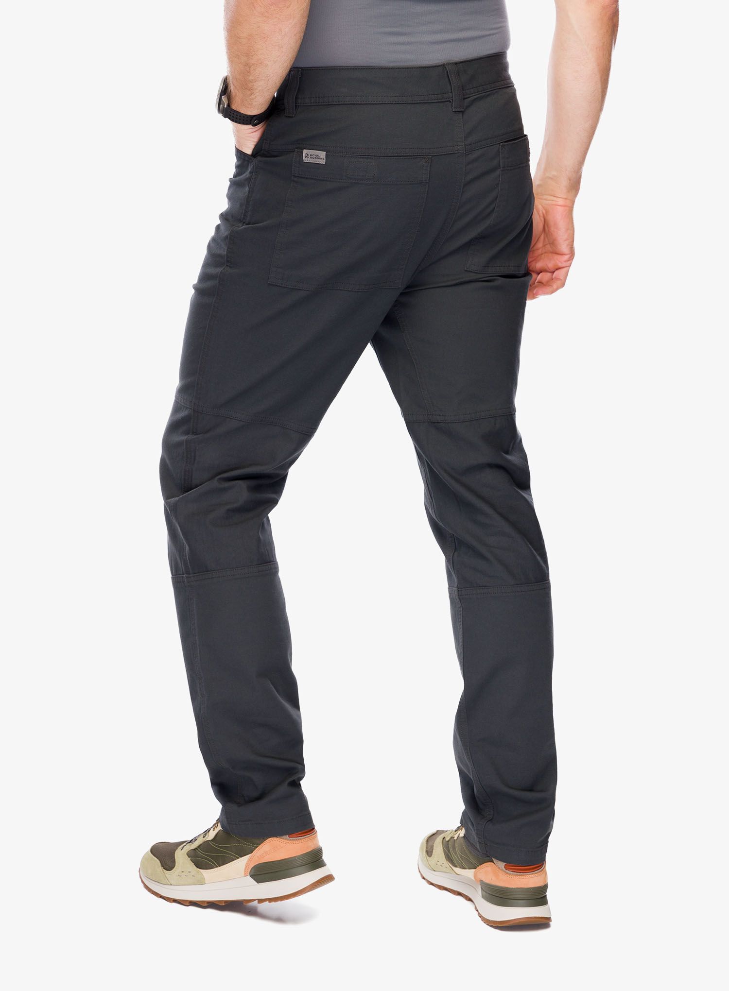 Hlače za plezanje Royal Robbins Half Dome Pant - charcoal