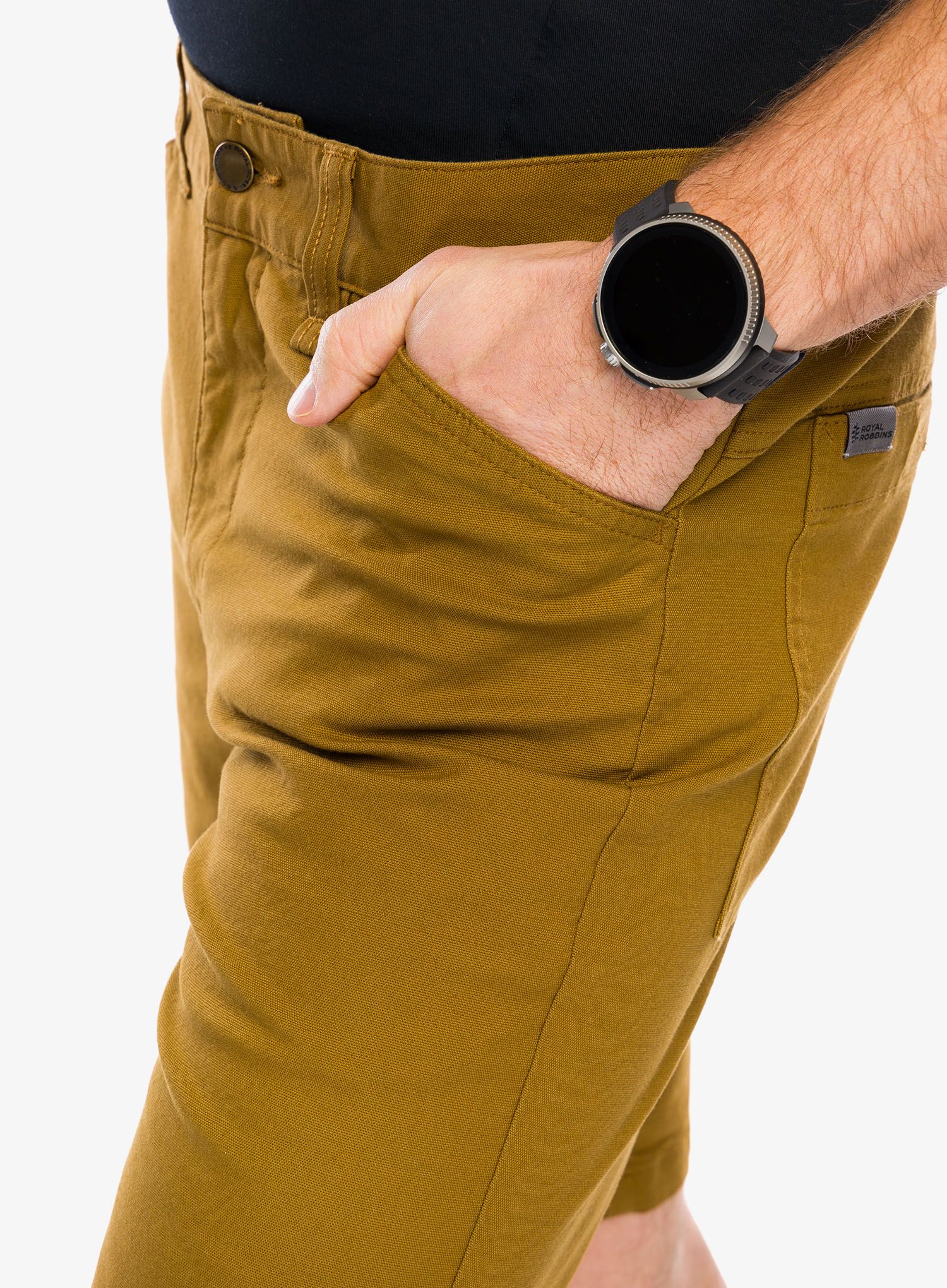Moške kratke hlače Royal Robbins Half Dome Short - coyote