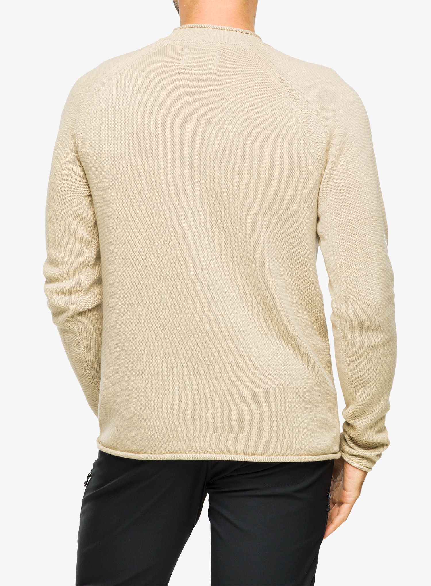 Pulover Royal Robbins Headlands Hemp Mock Neck - lt khaki