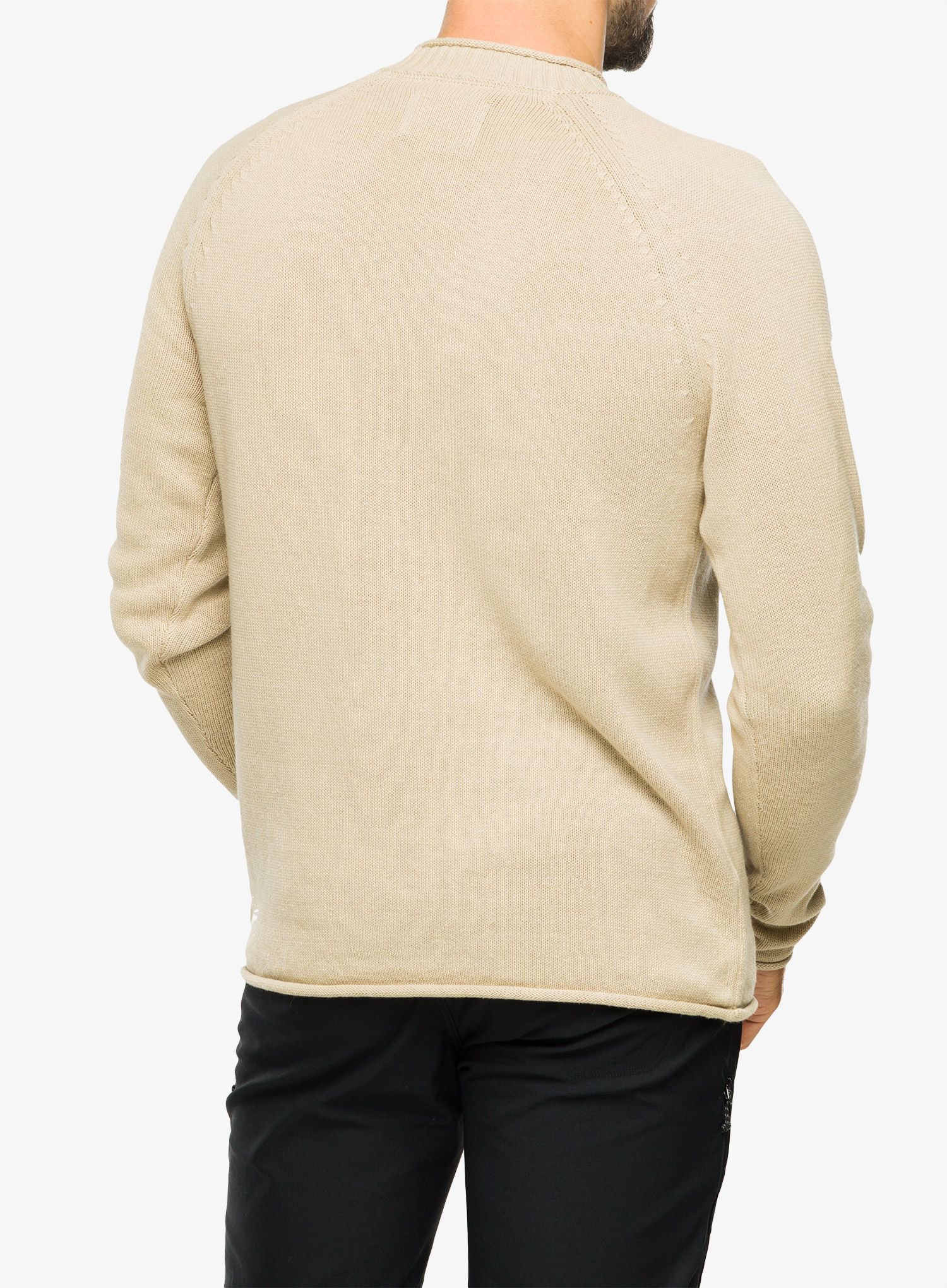 Pulover Royal Robbins Headlands Hemp Mock Neck - lt khaki