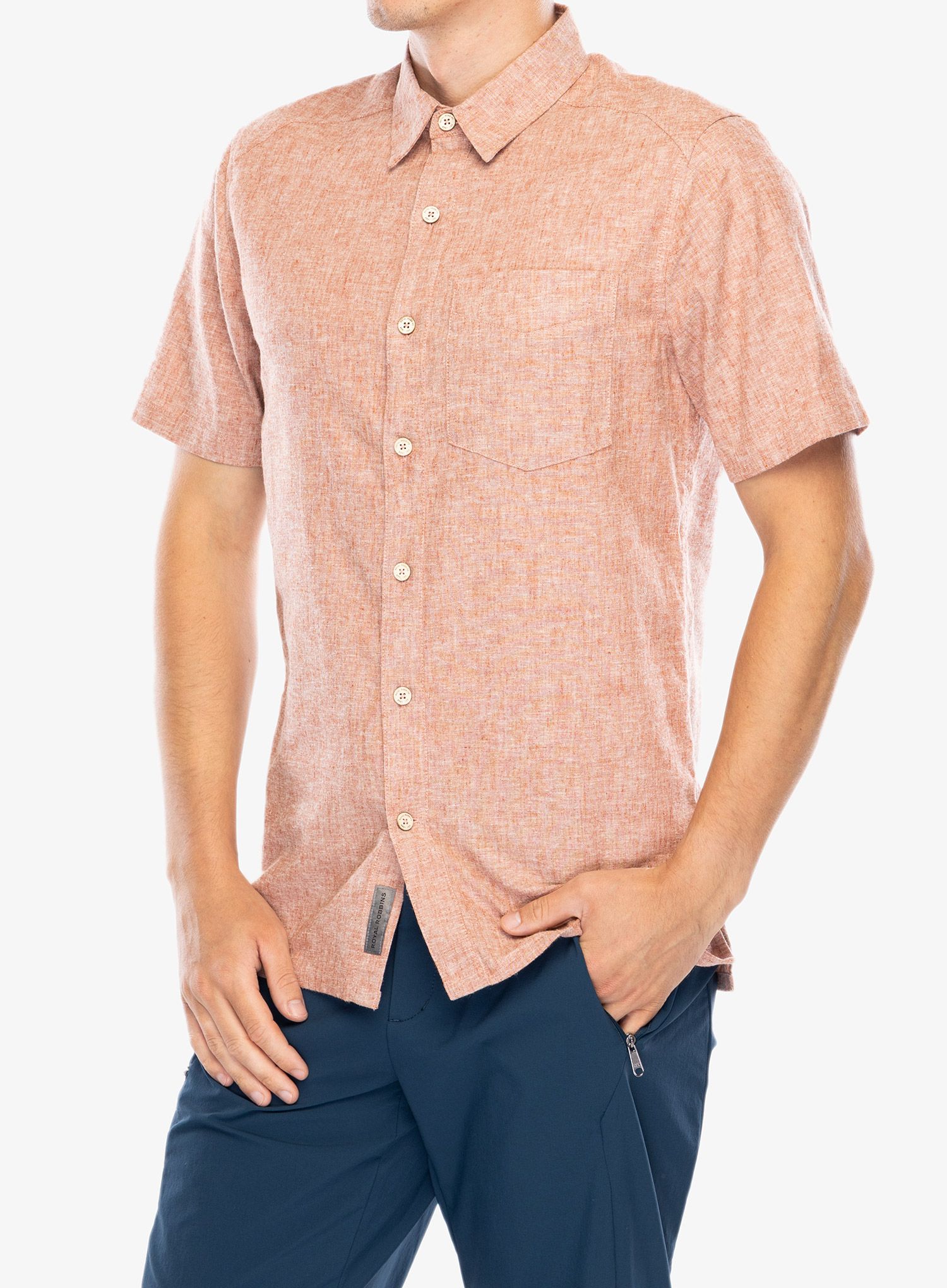 Srajca Royal Robbins Hempline S/S - bombay brown