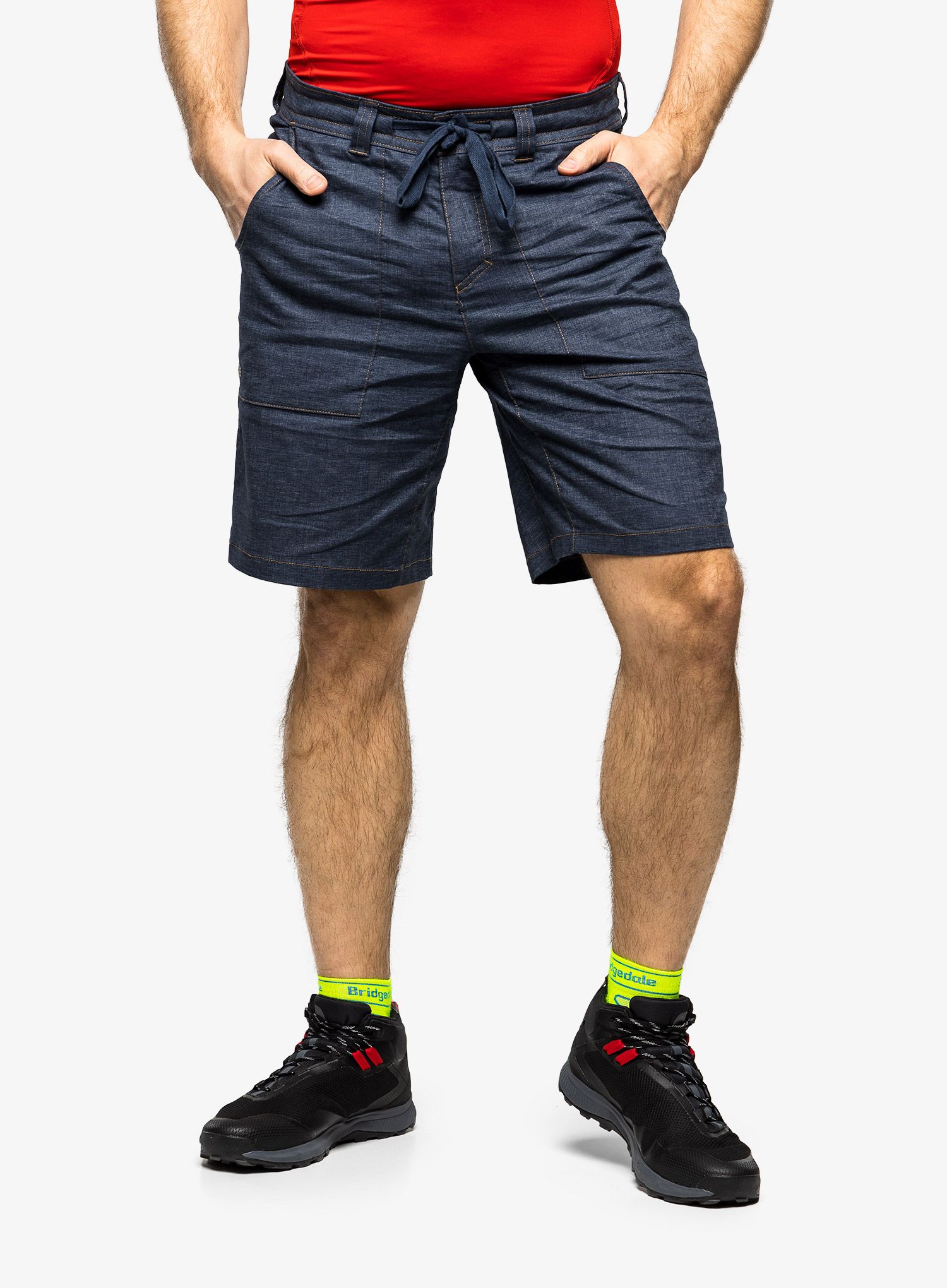 Moške kratke hlače Royal Robbins Hempline Short - deep blue