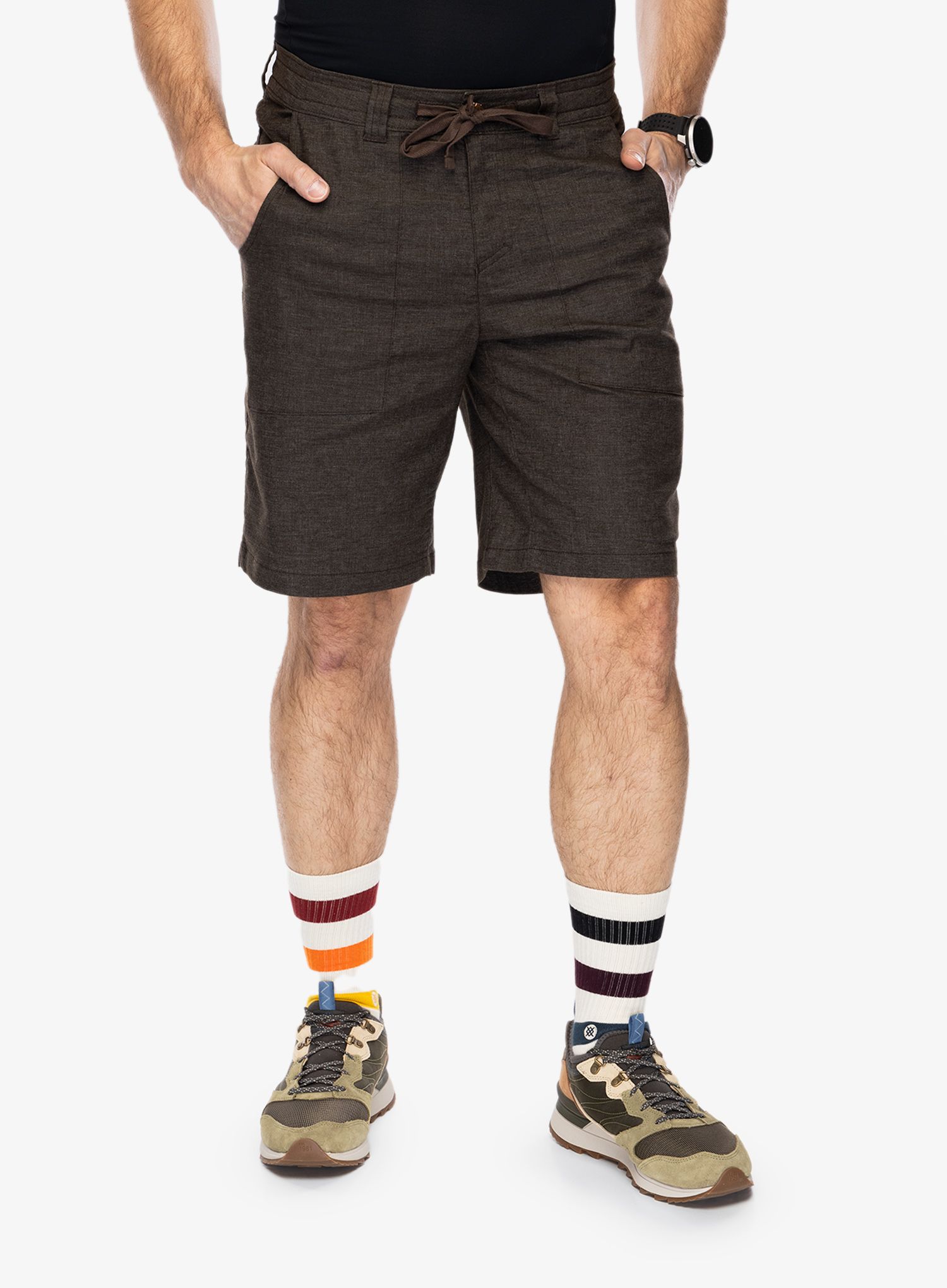 Moške kratke hlače Royal Robbins Hempline Short - turkish coffee