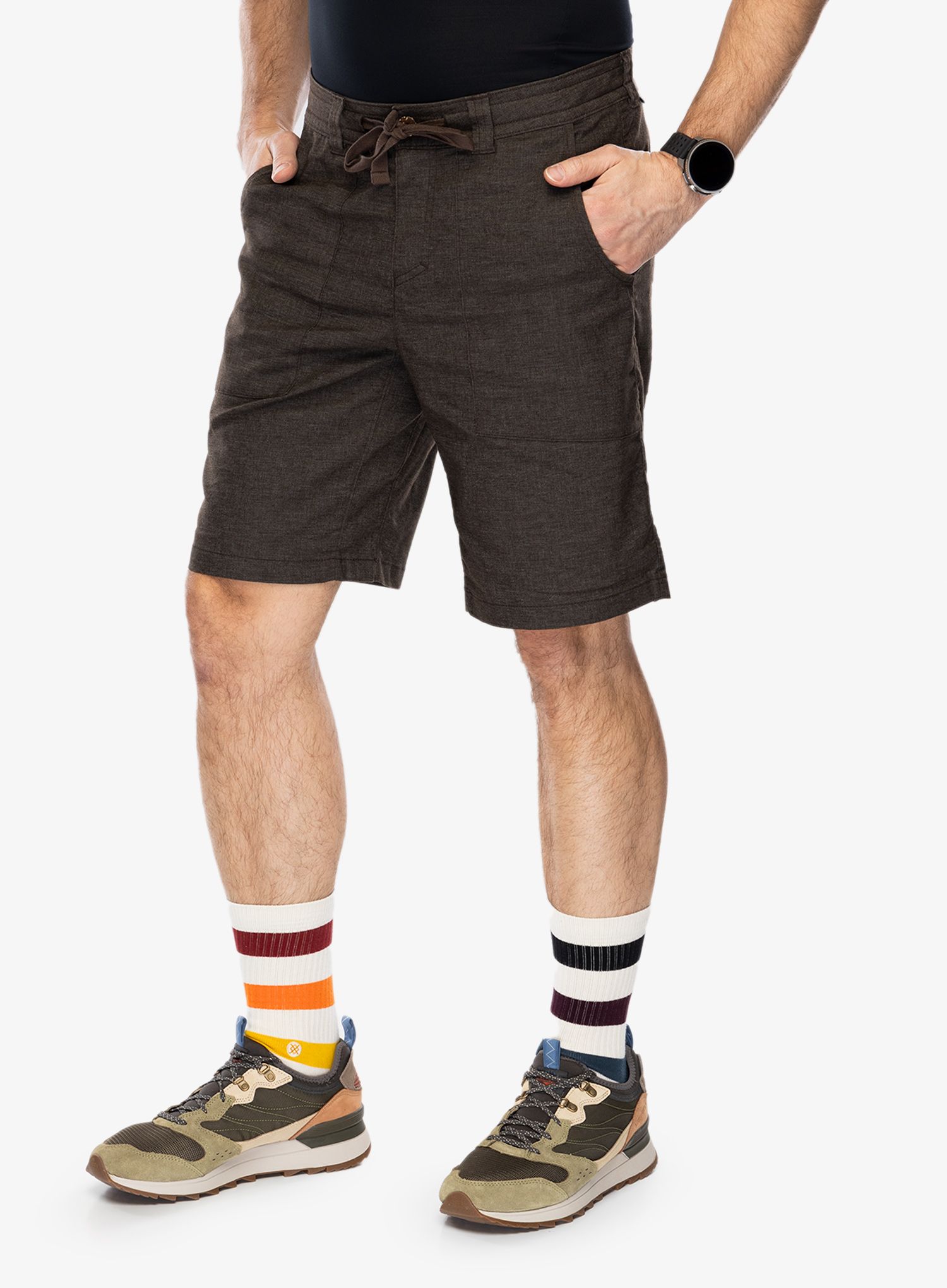 Moške kratke hlače Royal Robbins Hempline Short - turkish coffee