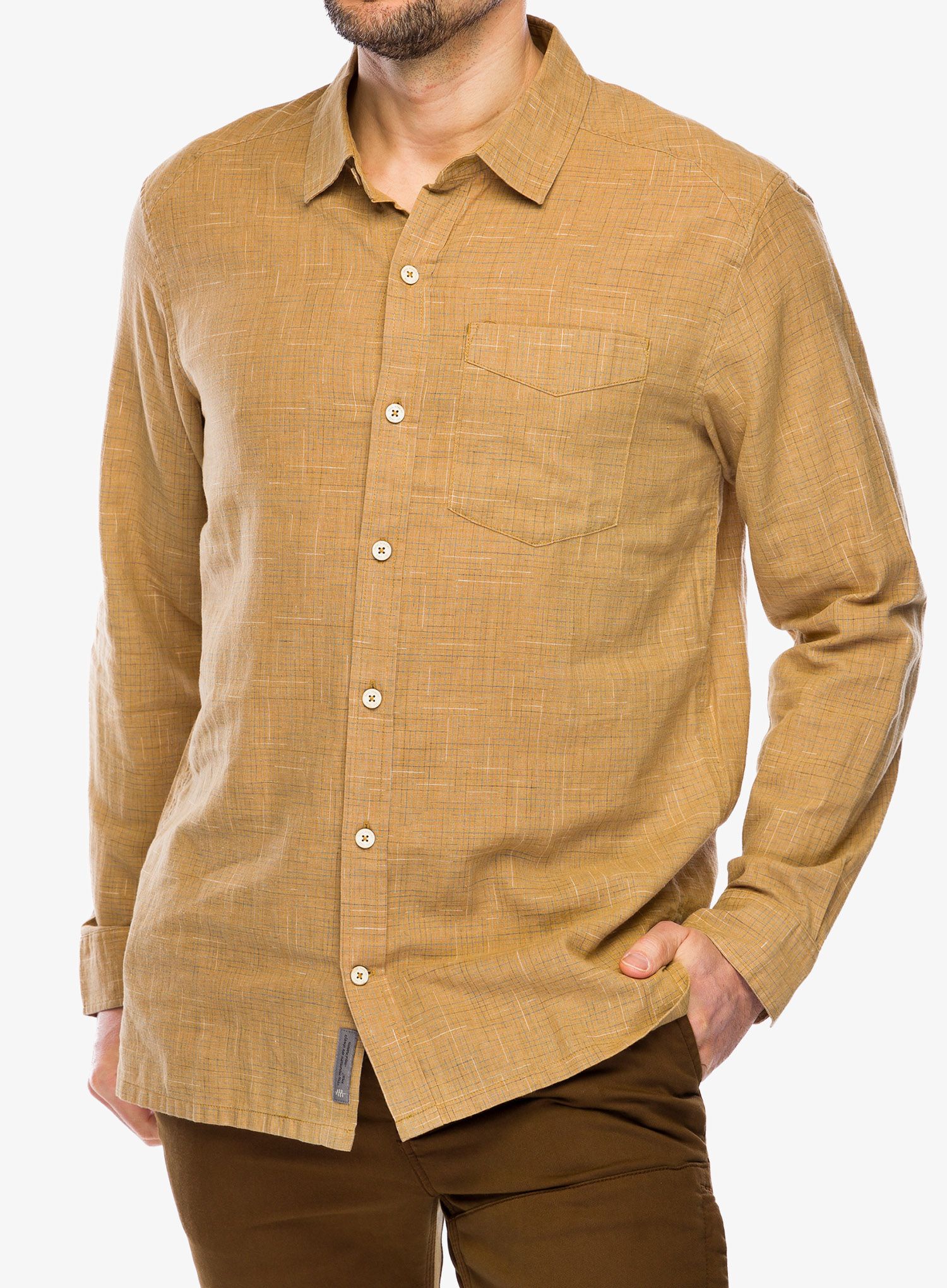 Srajca Royal Robbins Hempline Spaced L/S - bistre
