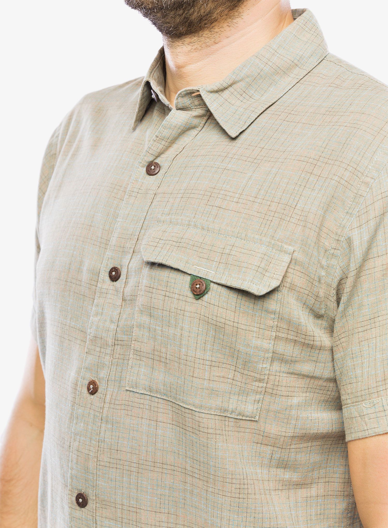 Srajca Royal Robbins Hempline Spaced SS - pebble gray