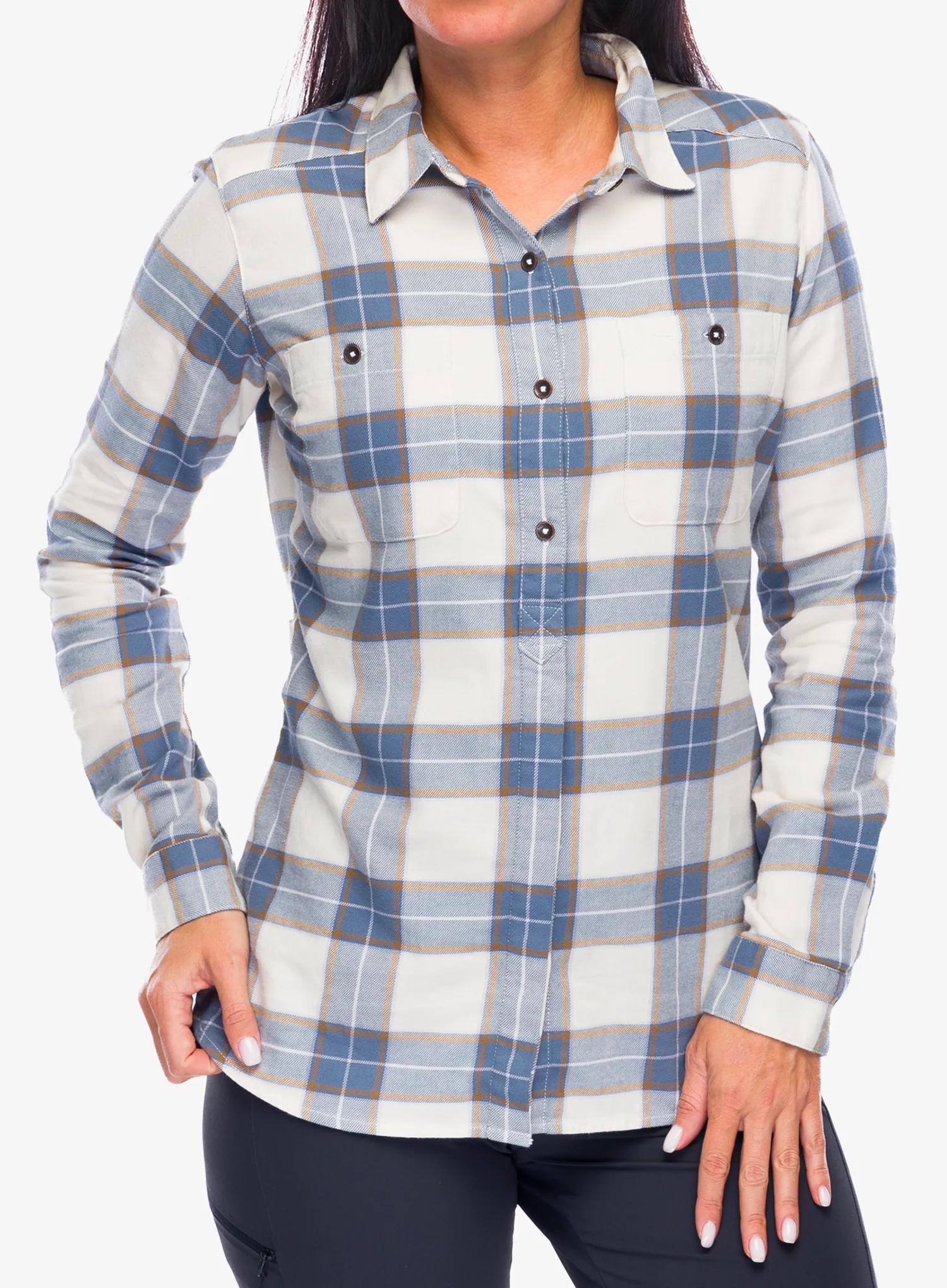 Ženska srajca Royal Robbins Lieback Flex Tunic LS - dark harbor runyon pld
