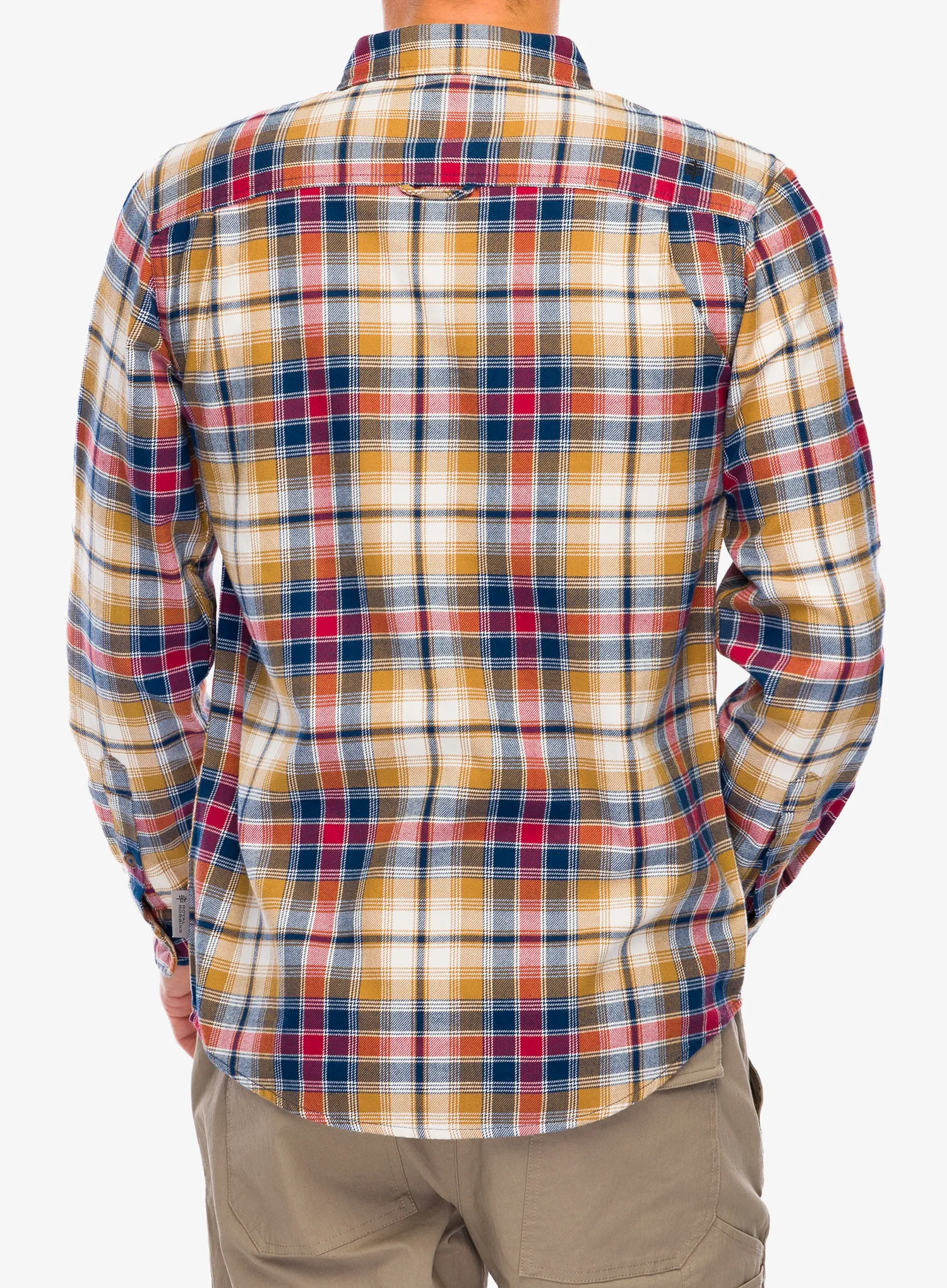 Pohodniška srajca Royal Robbins Lieback Organic Cotton Flannel LS - bistre tahoe pld
