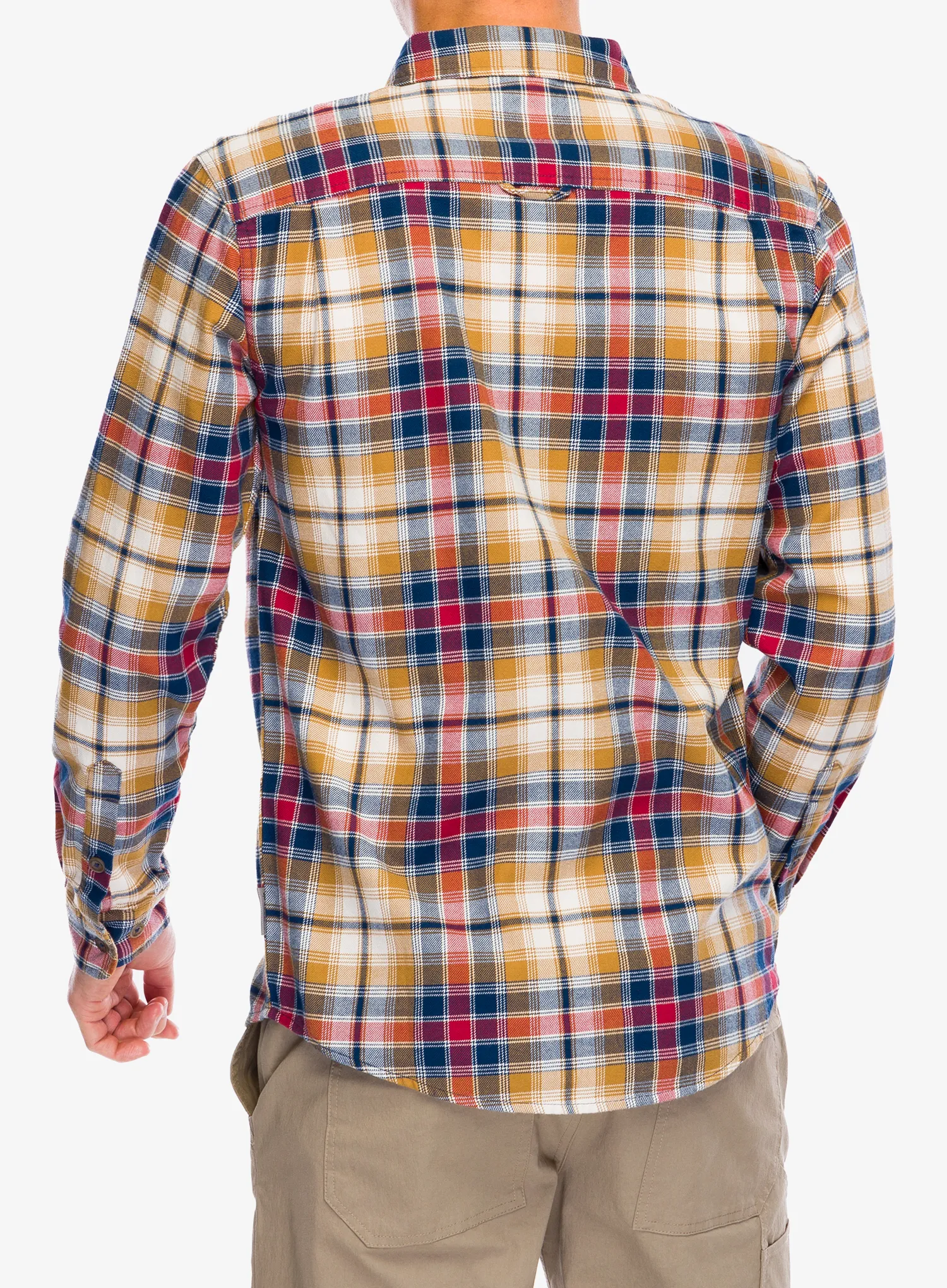 Pohodniška srajca Royal Robbins Lieback Organic Cotton Flannel LS - bistre tahoe pld