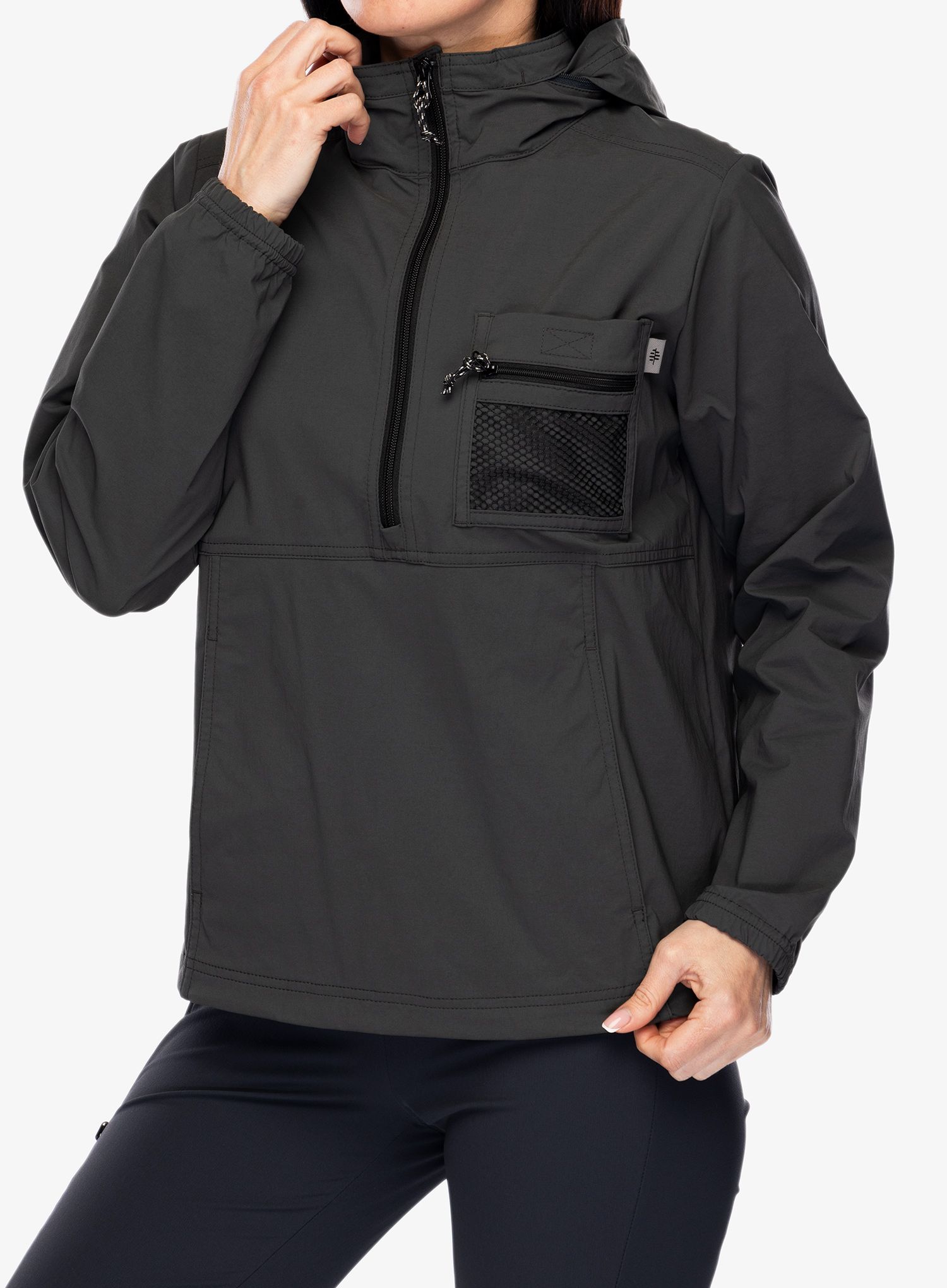 Ženska vetrovka Royal Robbins Merced Anorak - charcoal