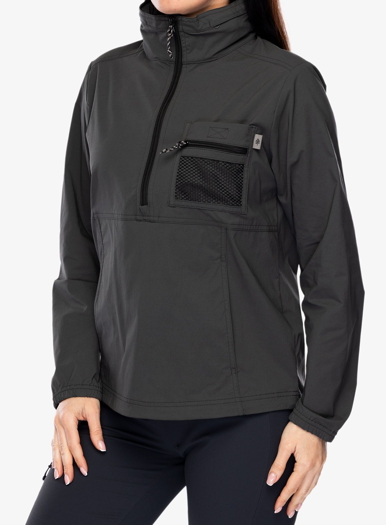 Ženska vetrovka Royal Robbins Merced Anorak - charcoal