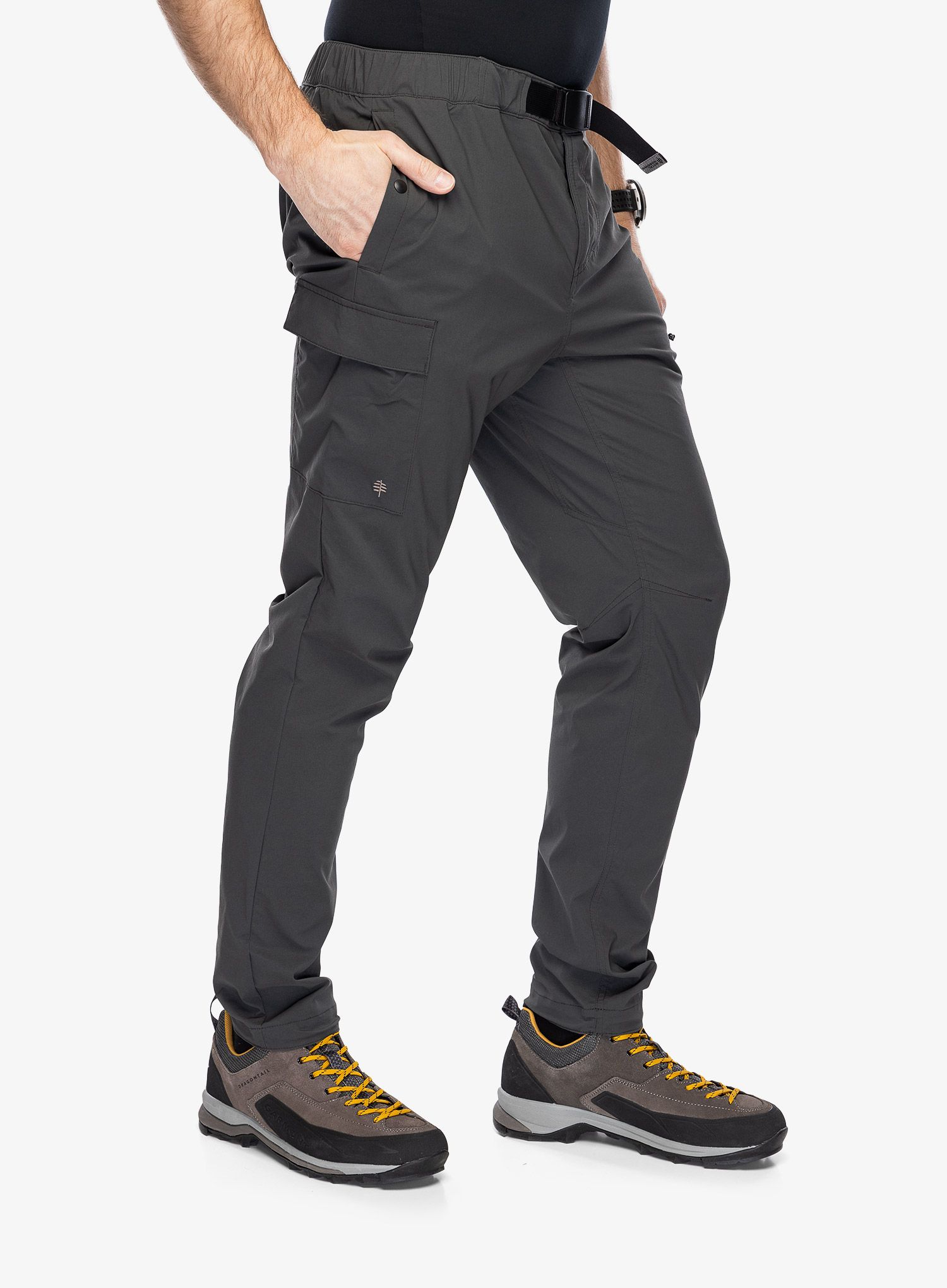 Pohodniške hlače Royal Robbins Merced Pant - charcoal