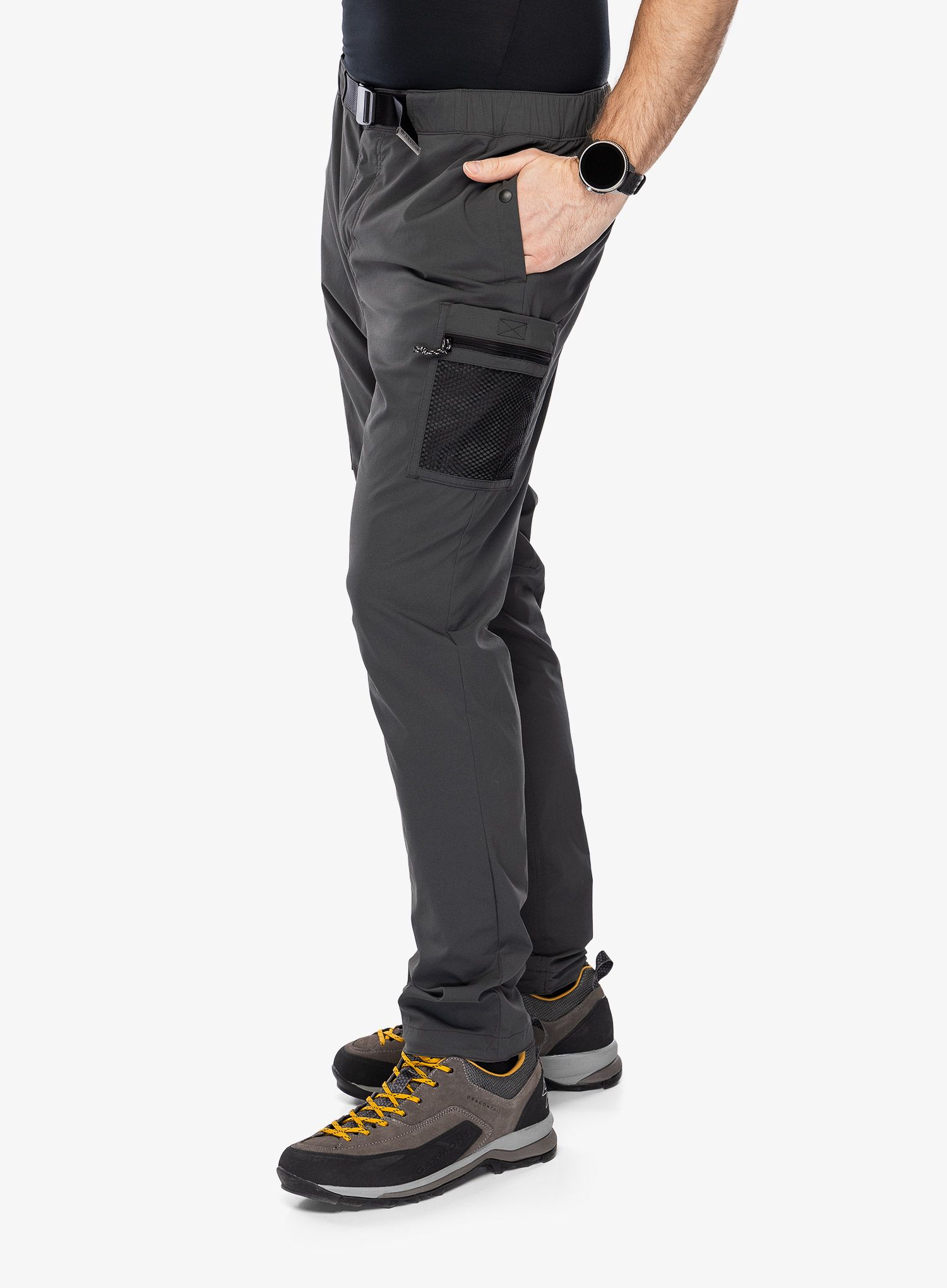 Pohodniške hlače Royal Robbins Merced Pant - charcoal