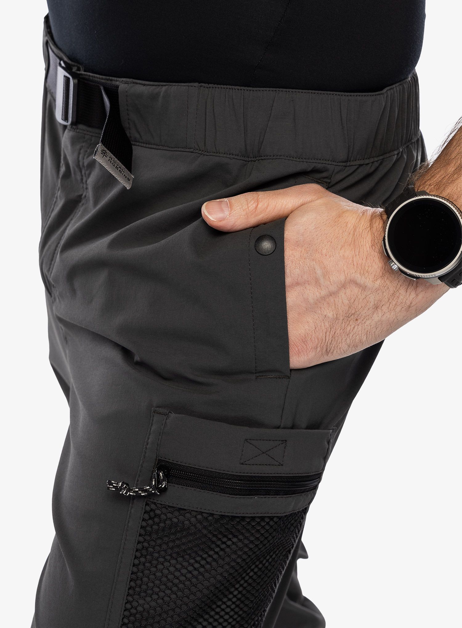 Pohodniške hlače Royal Robbins Merced Pant - charcoal