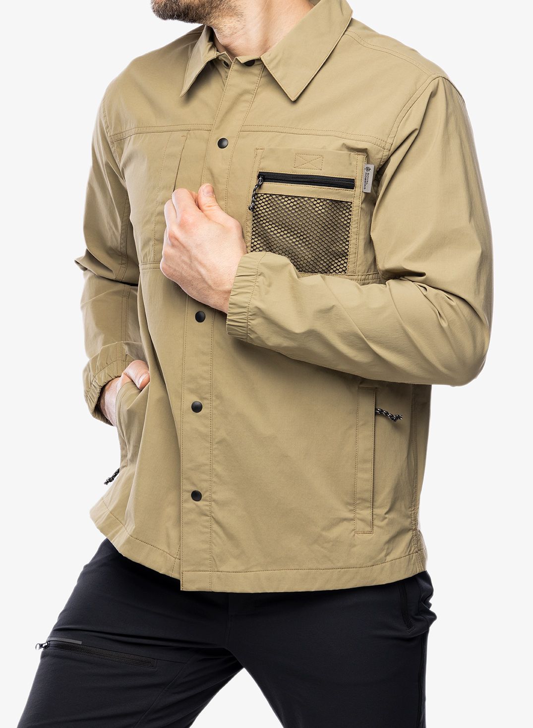 Vetrovka Royal Robbins Merced Wind Shirt - covert green