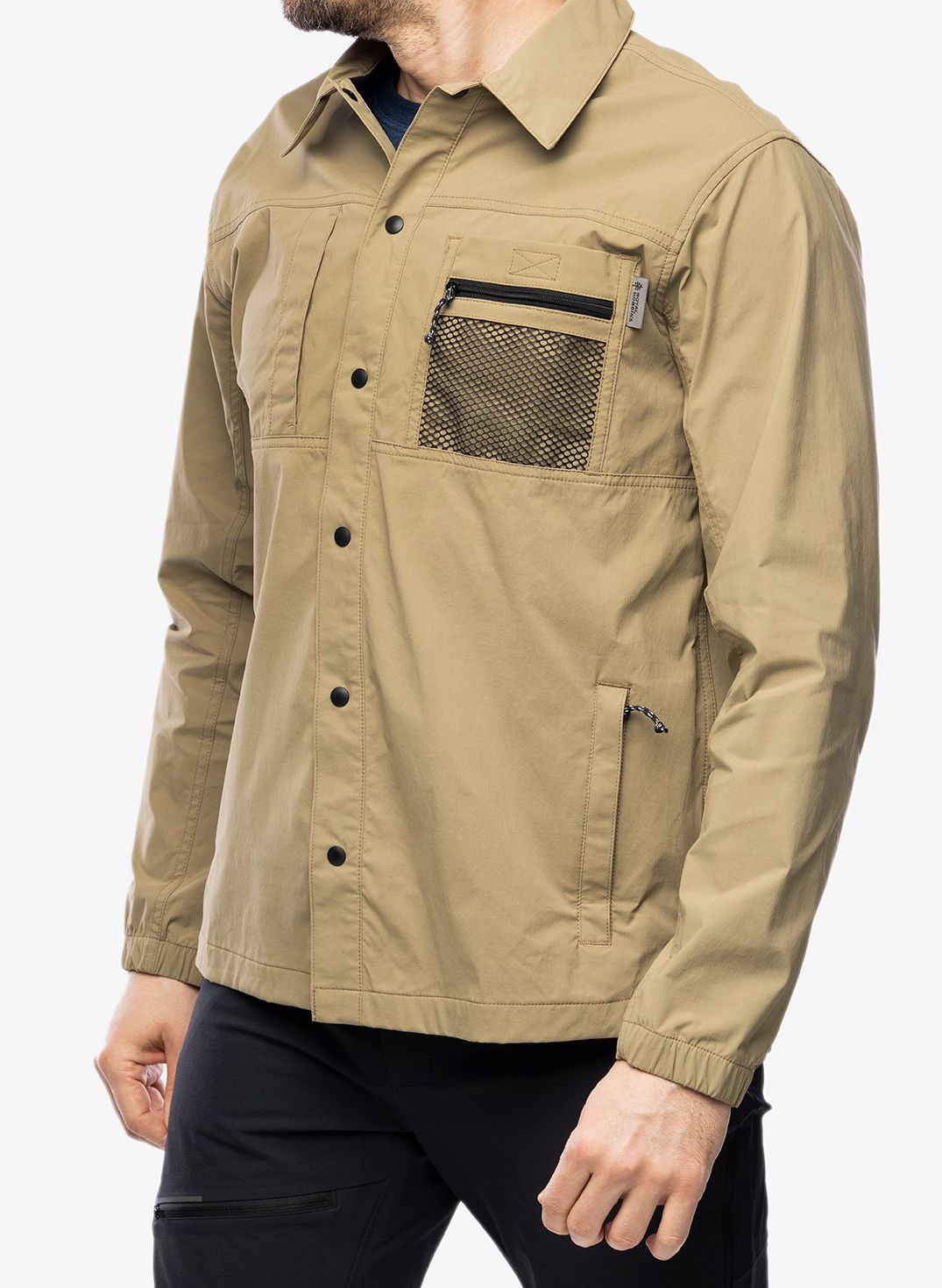 Vetrovka Royal Robbins Merced Wind Shirt - covert green