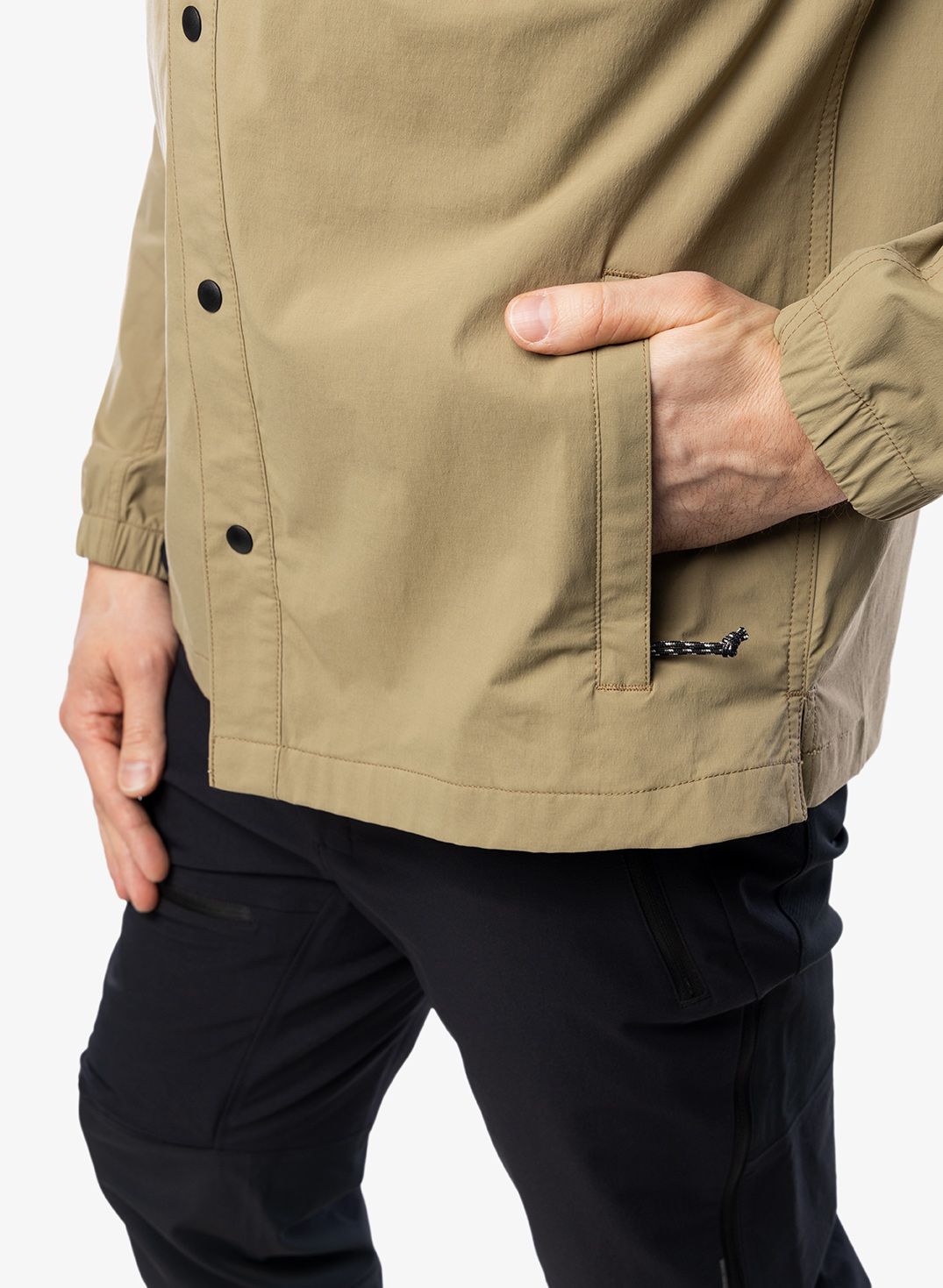 Vetrovka Royal Robbins Merced Wind Shirt - covert green