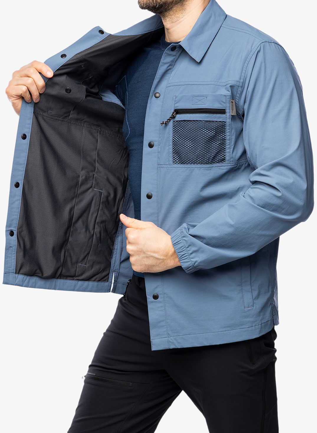 Vetrovka Royal Robbins Merced Wind Shirt - sea