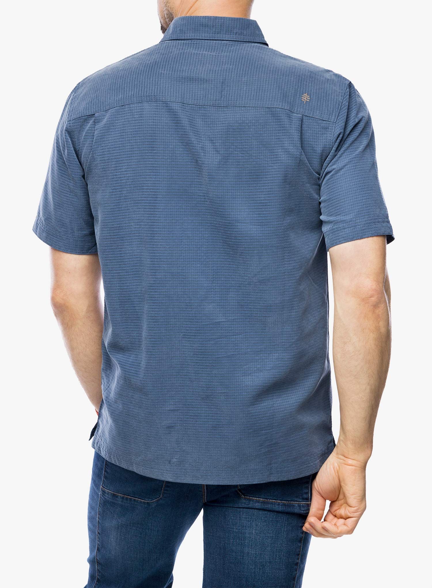 Srajca Royal Robbins Mojave Pucker Dry S/S - collins blue