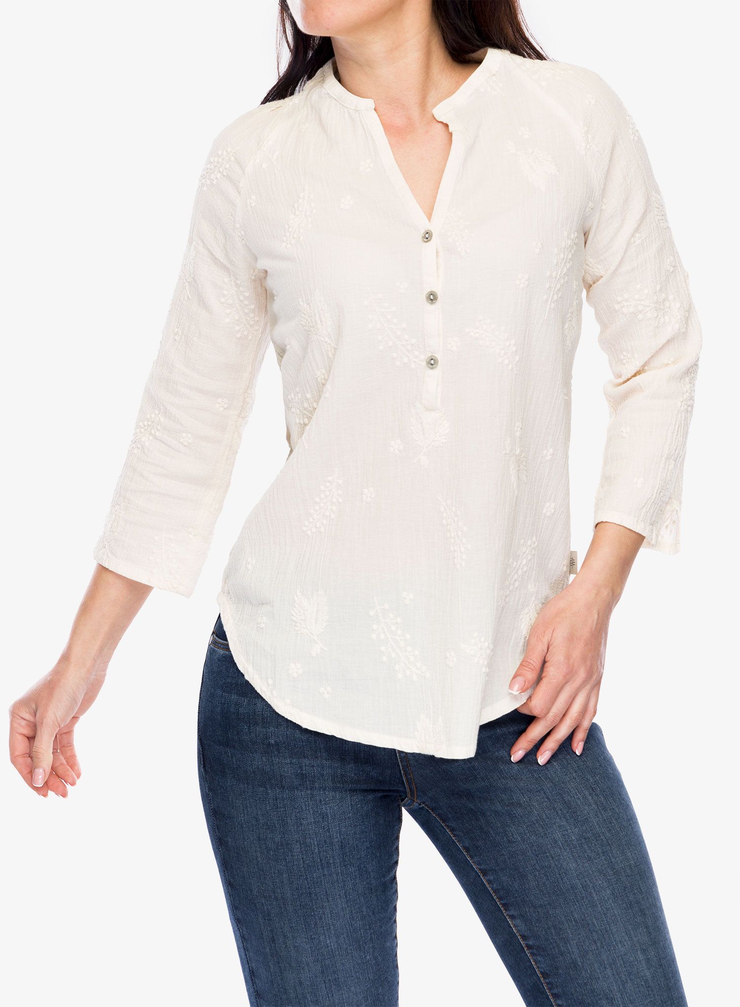 Ženska srajca Royal Robbins Oasis Tunic II 3/4 Sleeve - undyed