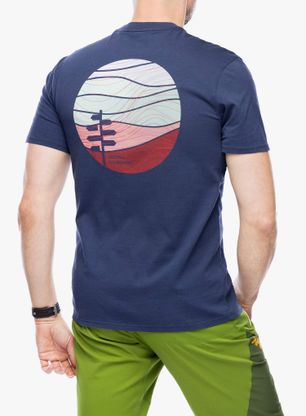 Majica s potiskom Royal Robbins RR Graphic S/S - navy