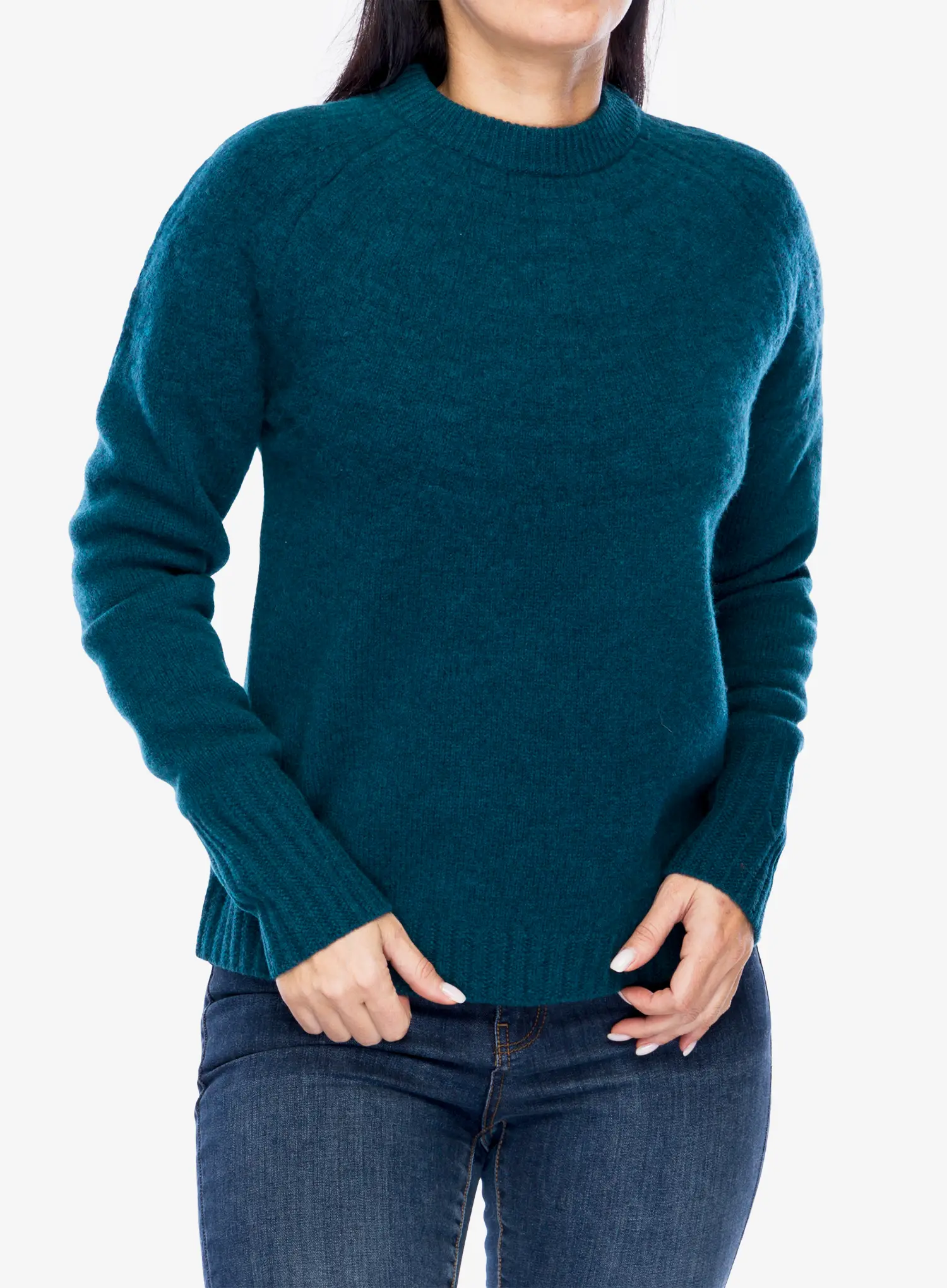 Ženski pulover Royal Robbins Rockcraft Wool Crew - blue teal