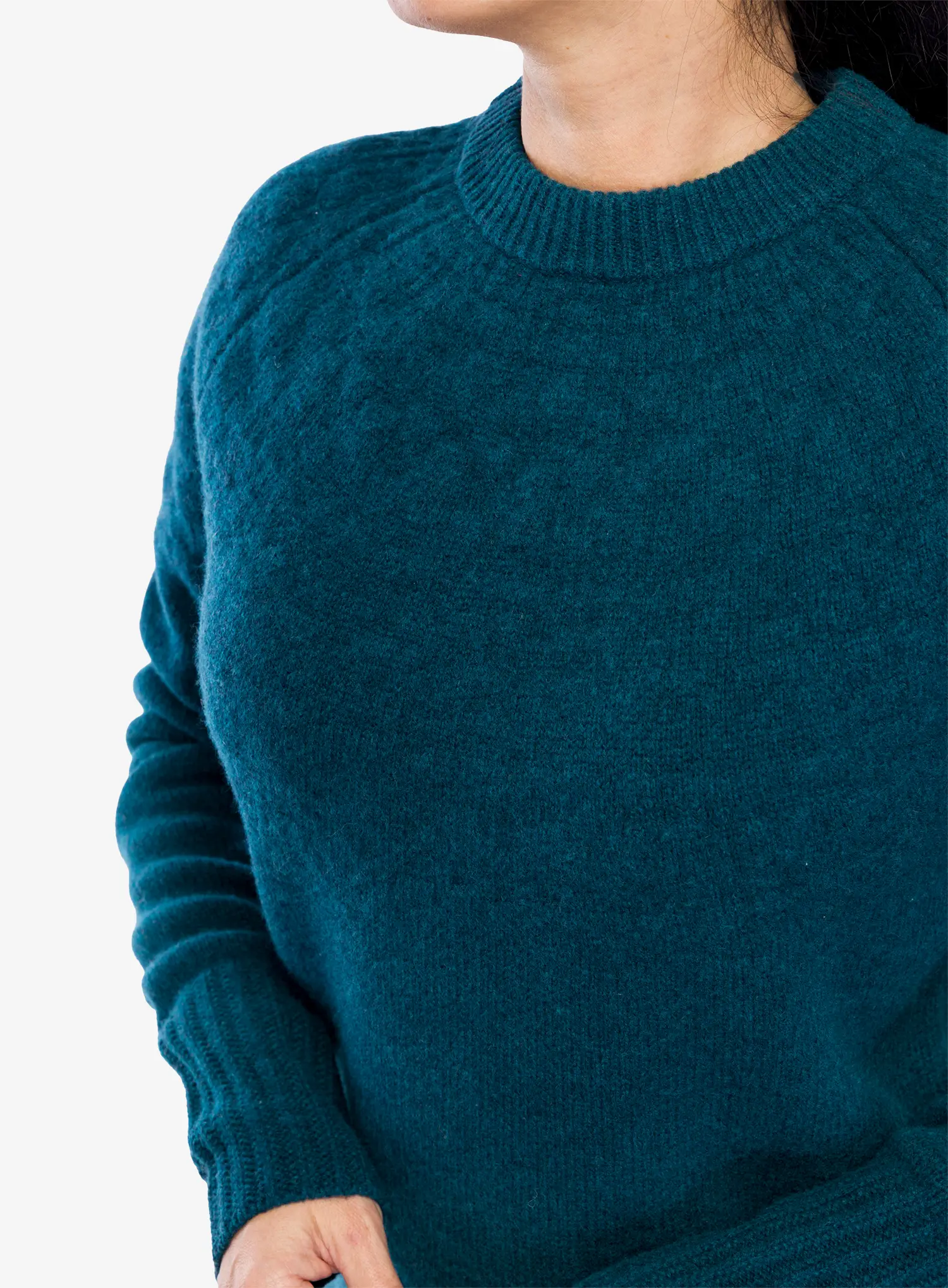 Ženski pulover Royal Robbins Rockcraft Wool Crew - blue teal
