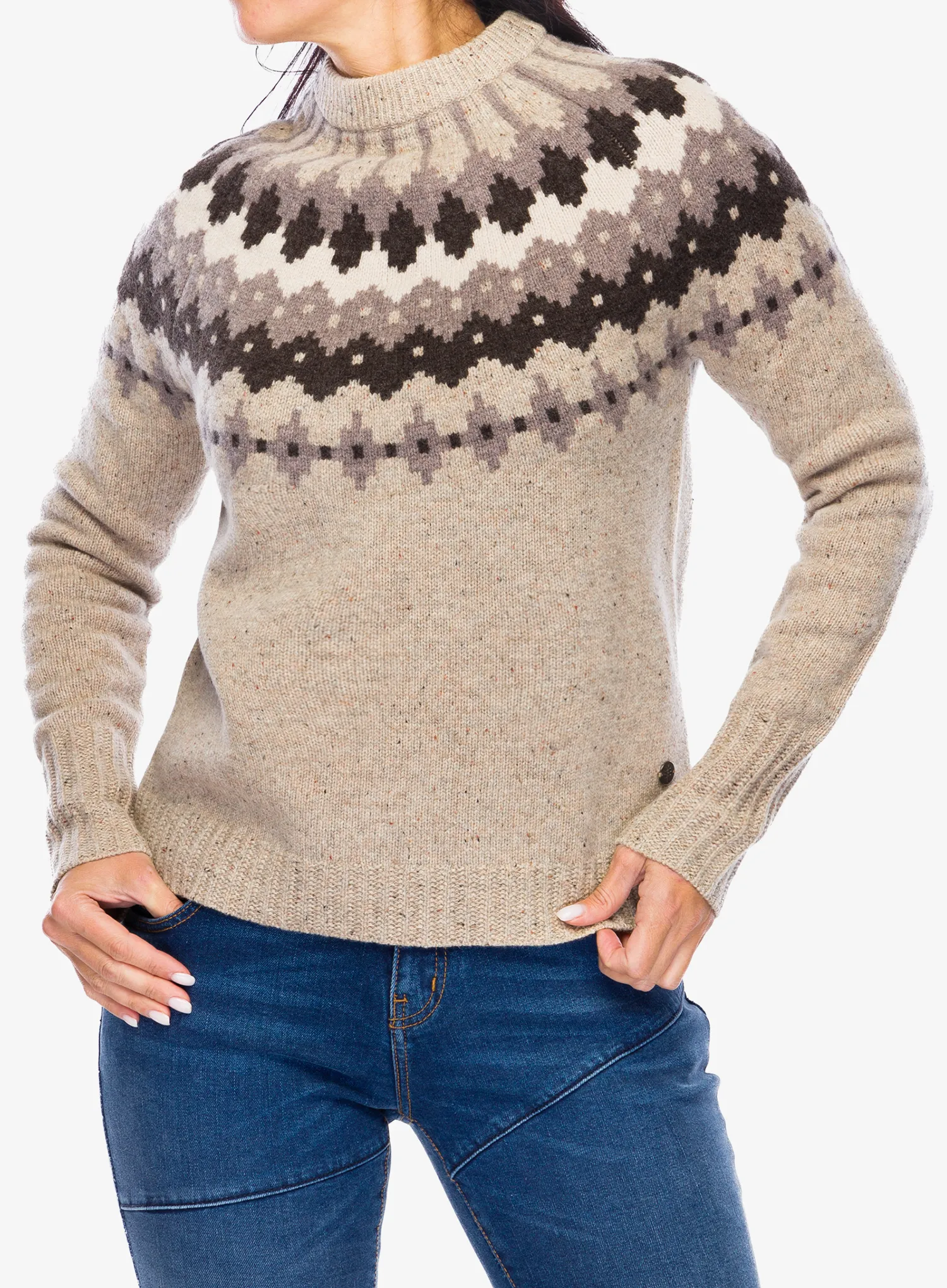 Ženski pulover Royal Robbins Rockcraft Wool Crew - sandstone snowcreek pt
