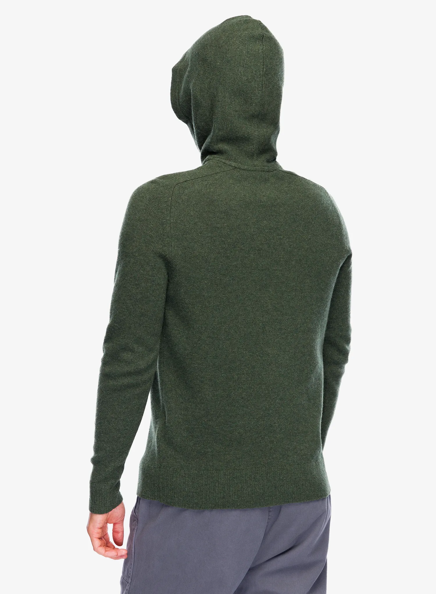 Pulover Royal Robbins Rockcraft Wool Hoodie - everglade htr