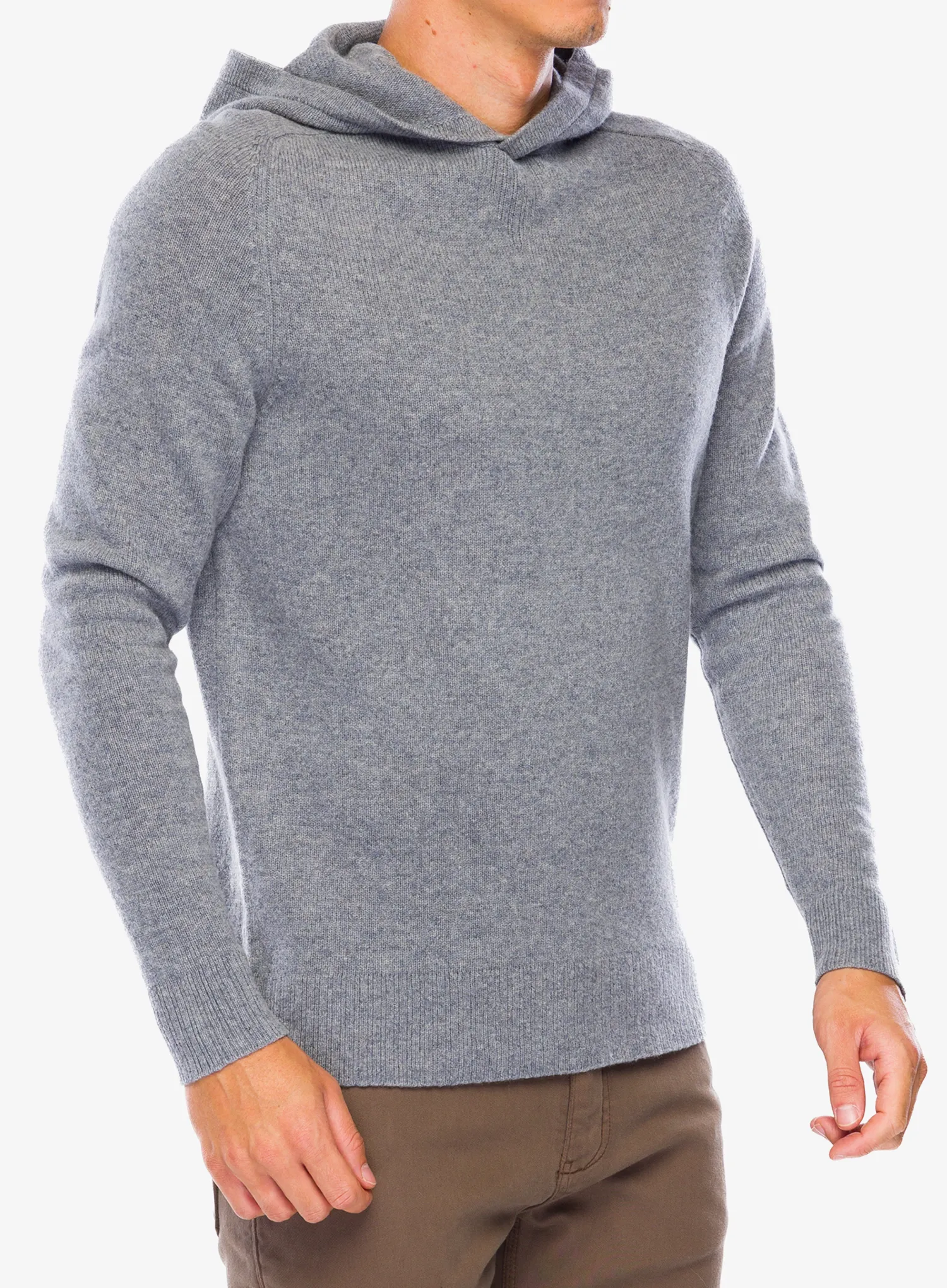 Moški pulover Royal Robbins Rockcraft Wool Hoodie - lt pewter htr